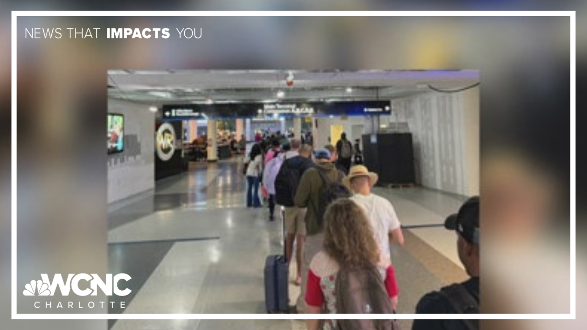 After hundreds of flights were delayed at Charlotte Douglas yesterday, American Airlines says the technical issue has been fixed. 