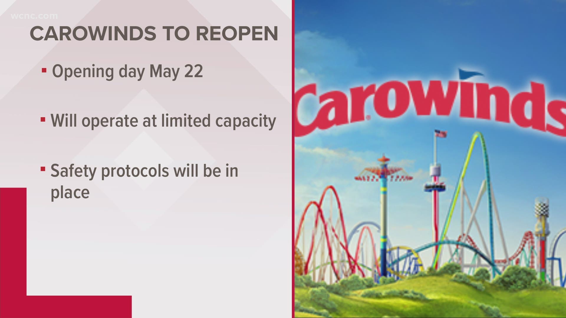 Carowinds set to open in May