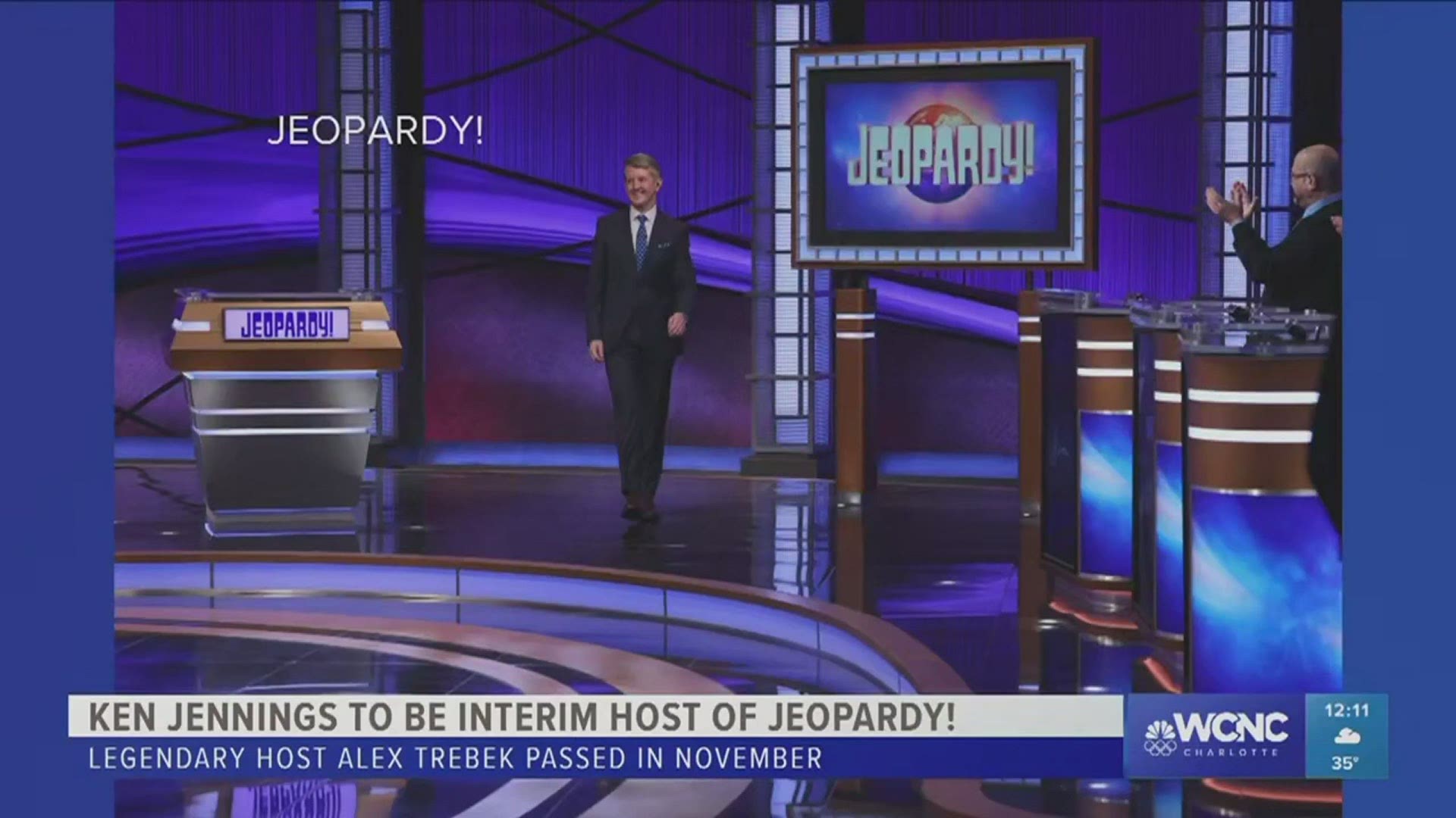 Jennings was first announced as a guest host in November. Posting on Twitter, Jennings said he was honored to help, and said there "will only ever be one Alex Trebek