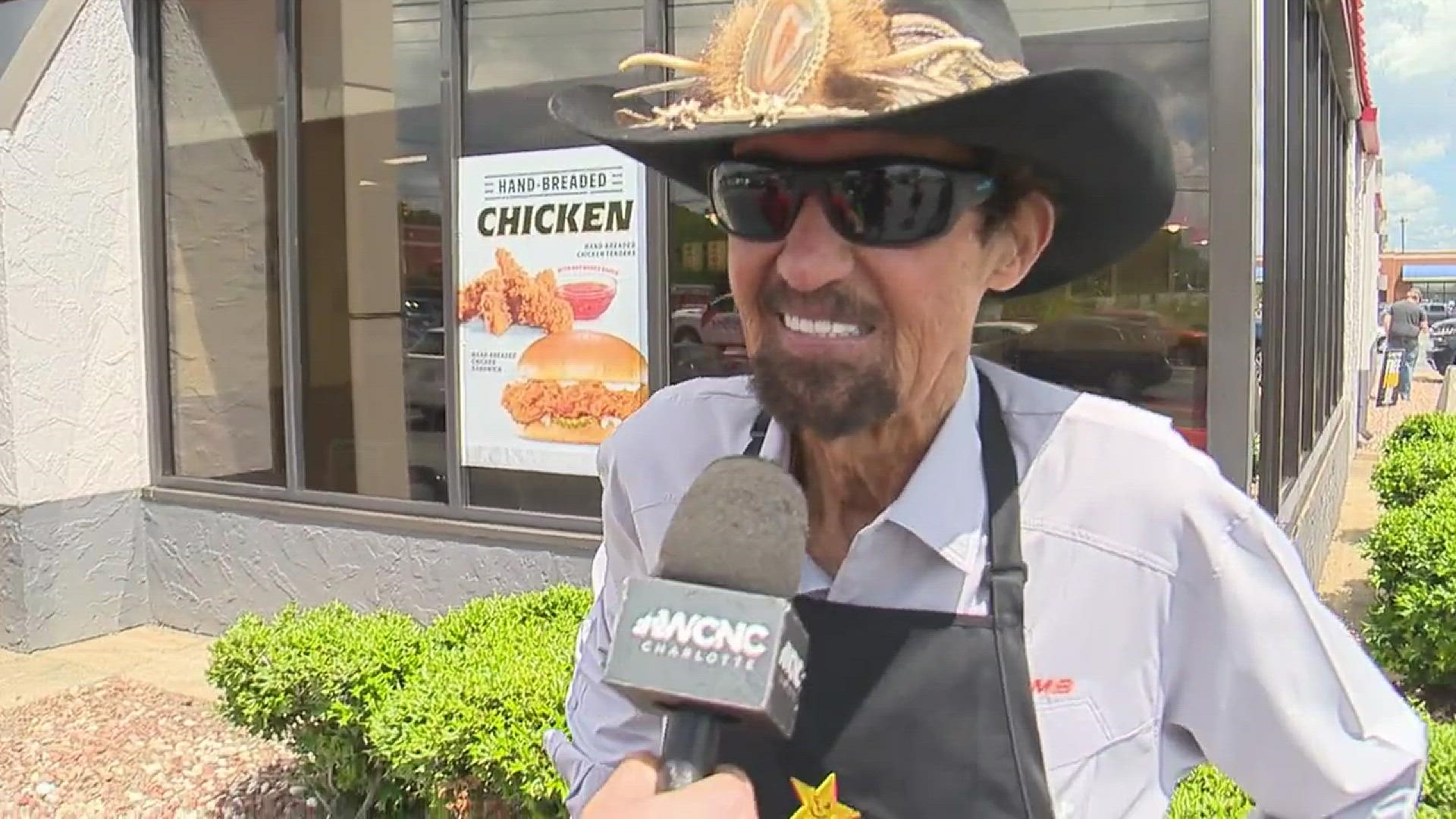 Richard Petty at Hardee's