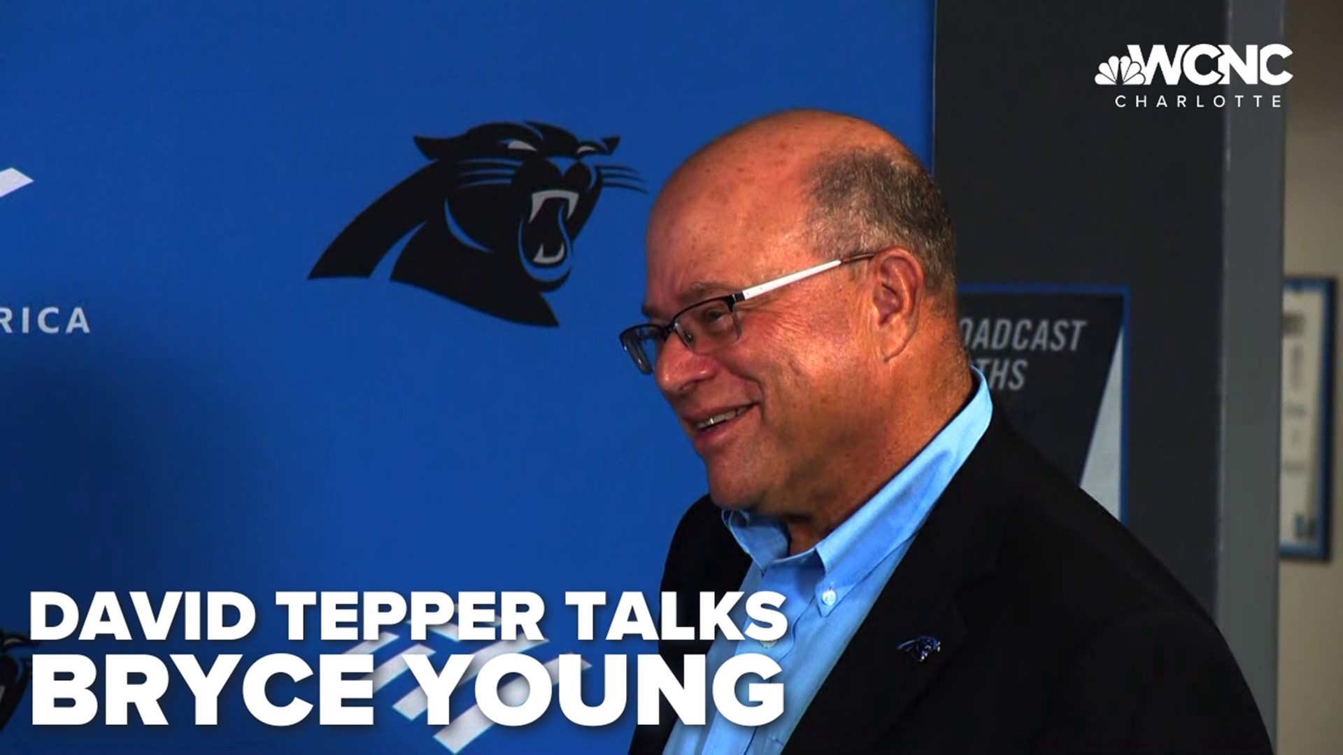 The team owner shared a little joke he made with Young to open the discussion on Thursday.