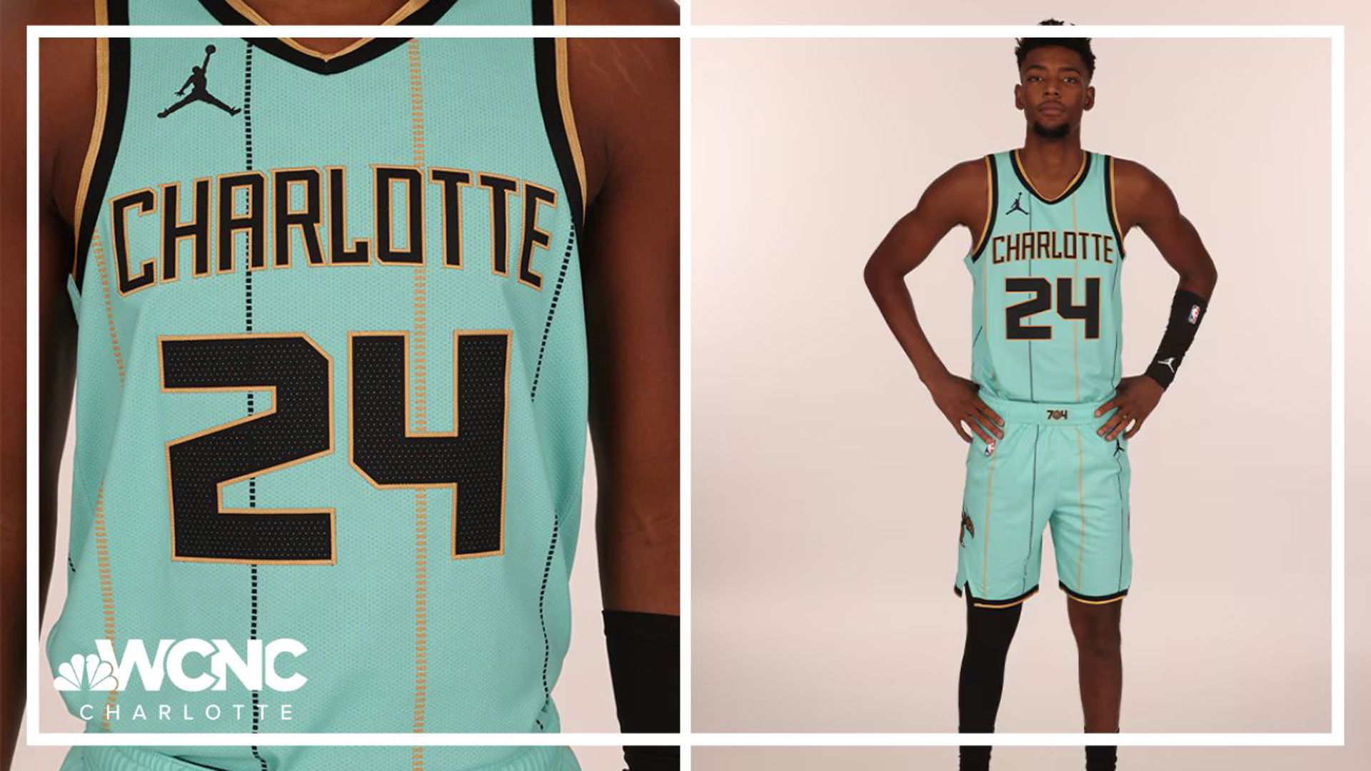 The Charlotte Hornets revealed their new 'Minted' NBA City Edition jerseys. The mint green uniforms are a tribute to the first ever-U.S. mint in Charlotte.