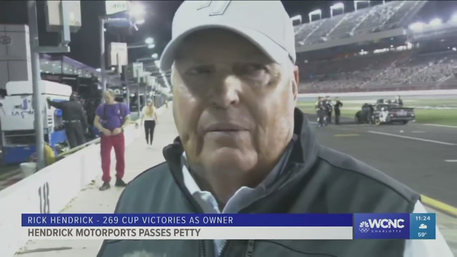 It was the 269th career Cup Series victory for Hendrick Motorsports, passing Petty Enterprises for the most in NASCAR history.