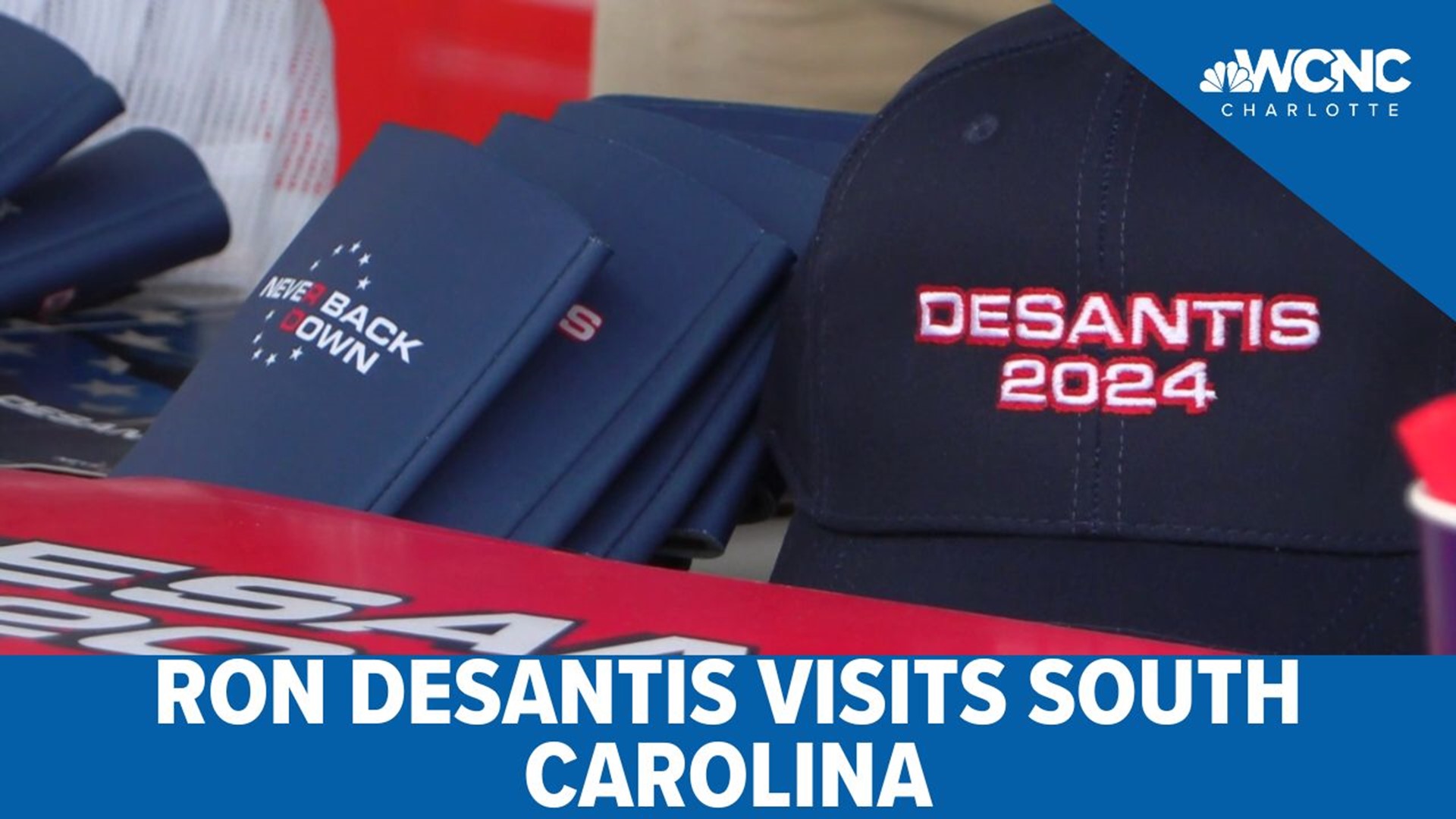 It's his third visit to South Carolina on the campaign trail as he hopes to beat out frontrunner Donald Trump for the Republican nomination in 2024.
