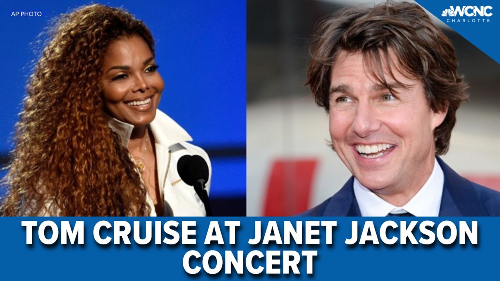 Tom Cruise spotted at Jackson concert in Charlotte, NC