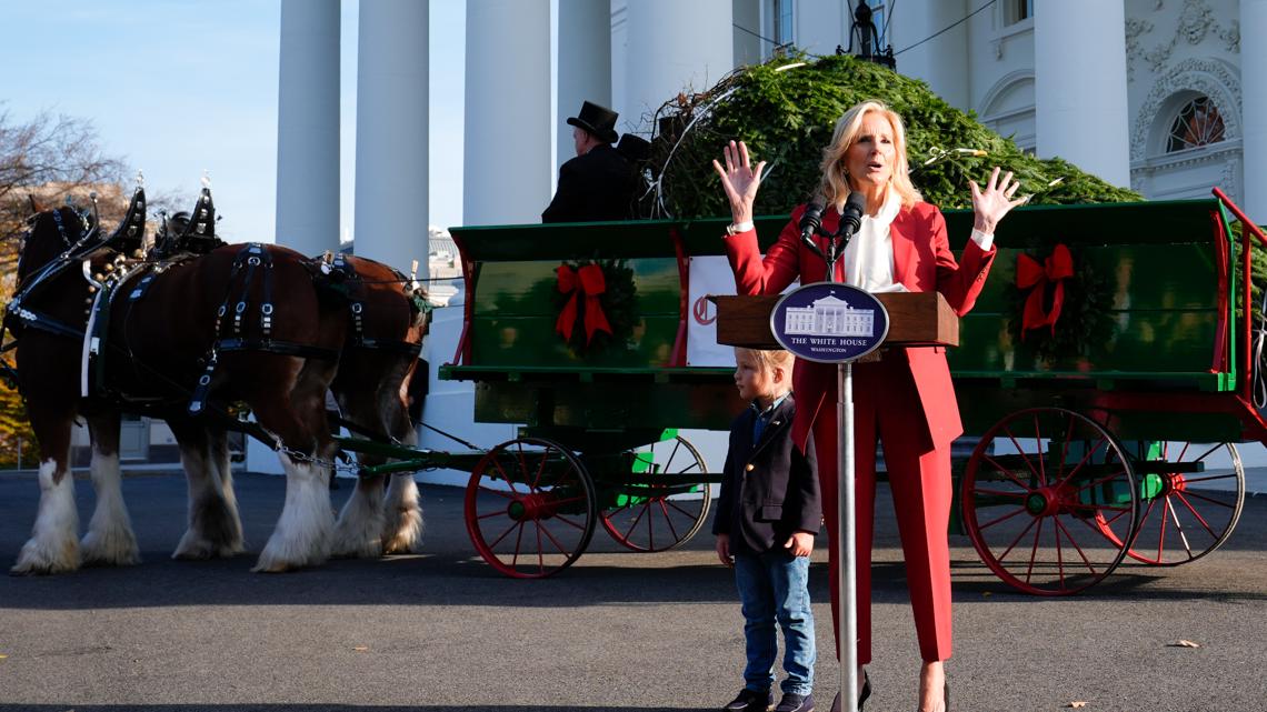 Christmas tree from North Carolina being delivered to White House ...