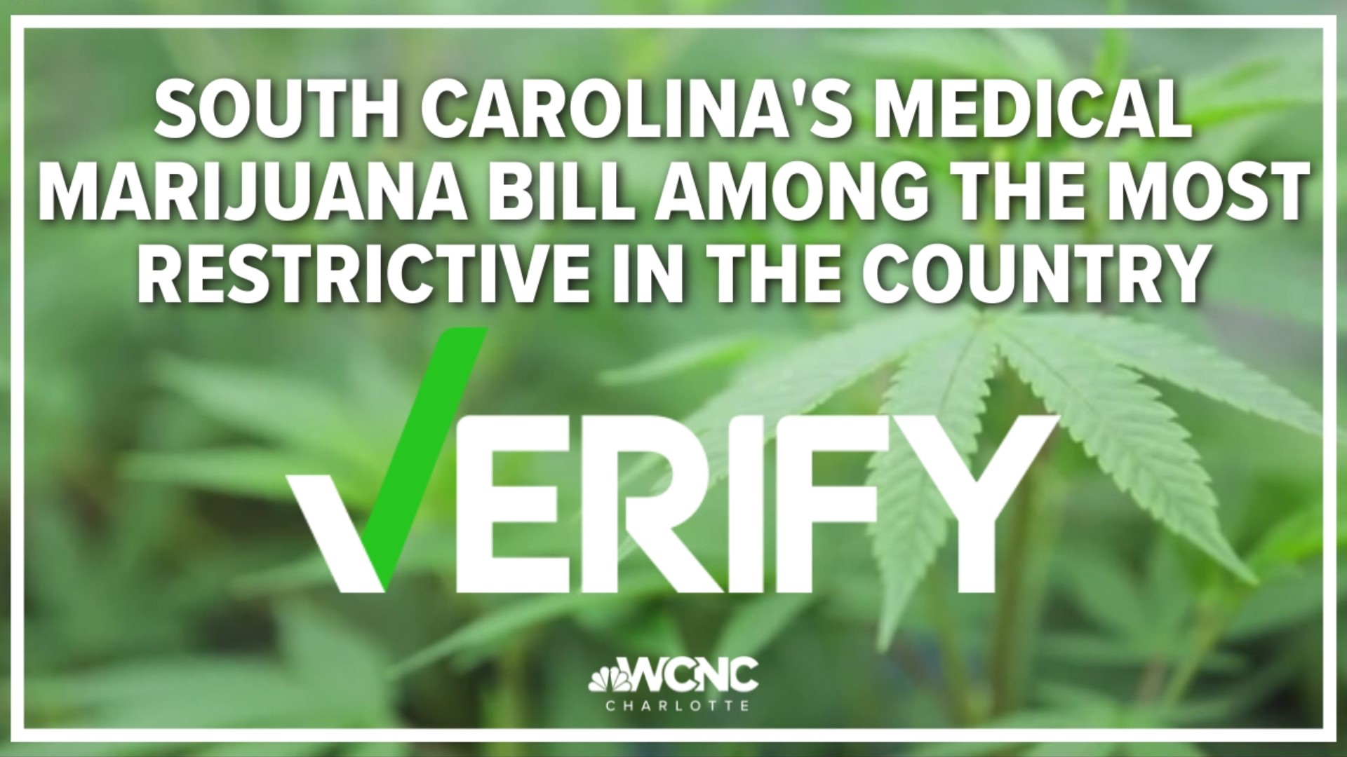 South Carolina lawmakers are inching closer to legalizing medical marijuana. The Palmetto state would become the 38th state to do so.