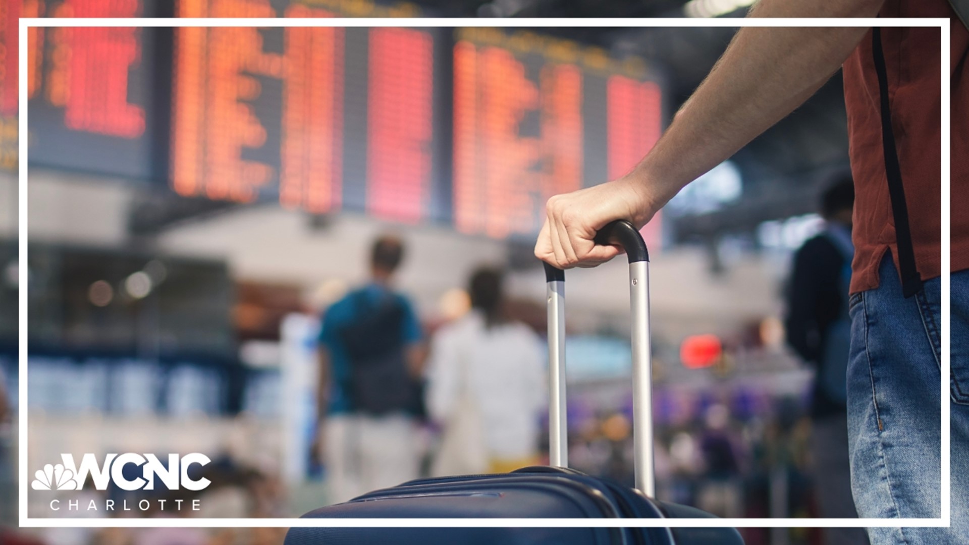 Flight cancellations, delays during severe weather in Charlotte