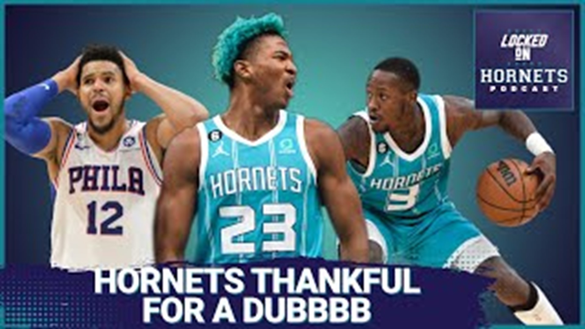 The Hornets are extra thankful after picking up a win over the 76ers on Thanksgiving Eve.  That and more on Locked On Hornets