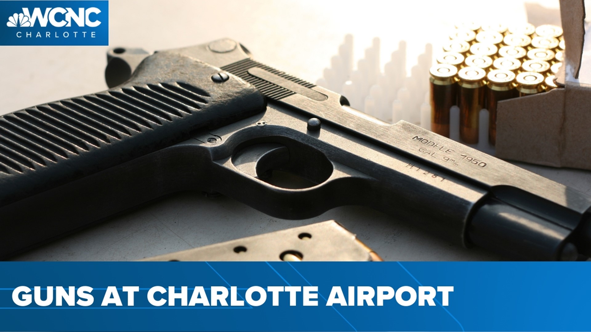An uptick in guns detected at security checkpoints.