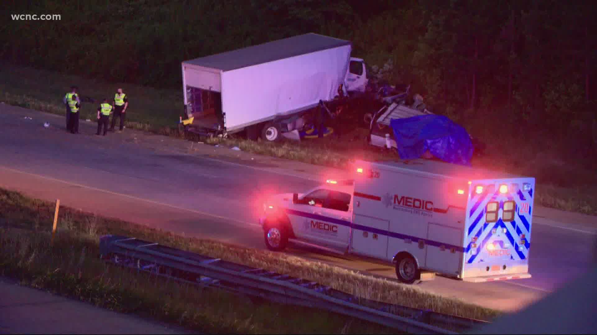 New tragic details in a crash on I-485 that left five people dead