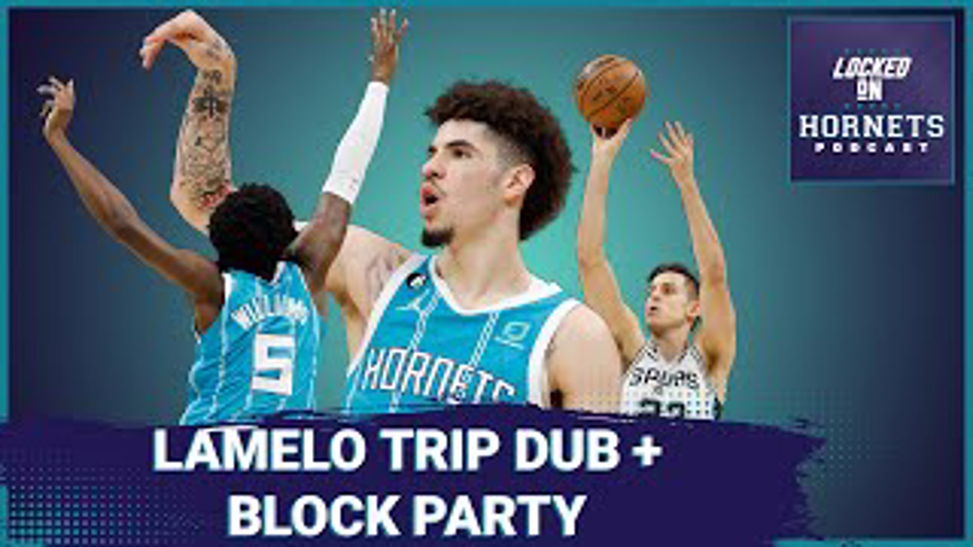 LaMelo Ball continues his hot streak with yet another triple-double posted in a home win against the Spurs. That and more on Locked On Hornets.