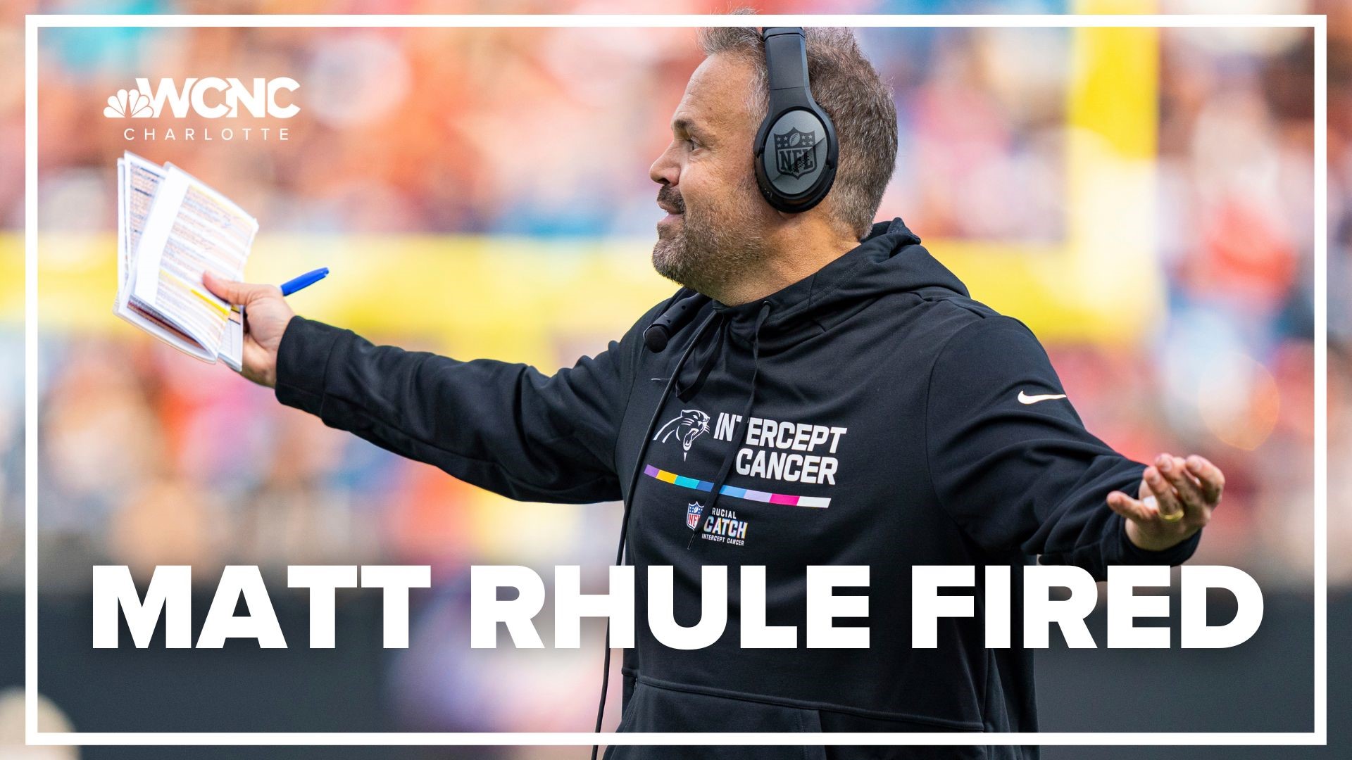 Head coach Matt Rhule has been fired by the Carolina Panthers. Analysis from Ashley Stroehlein and Eugene Robinson.