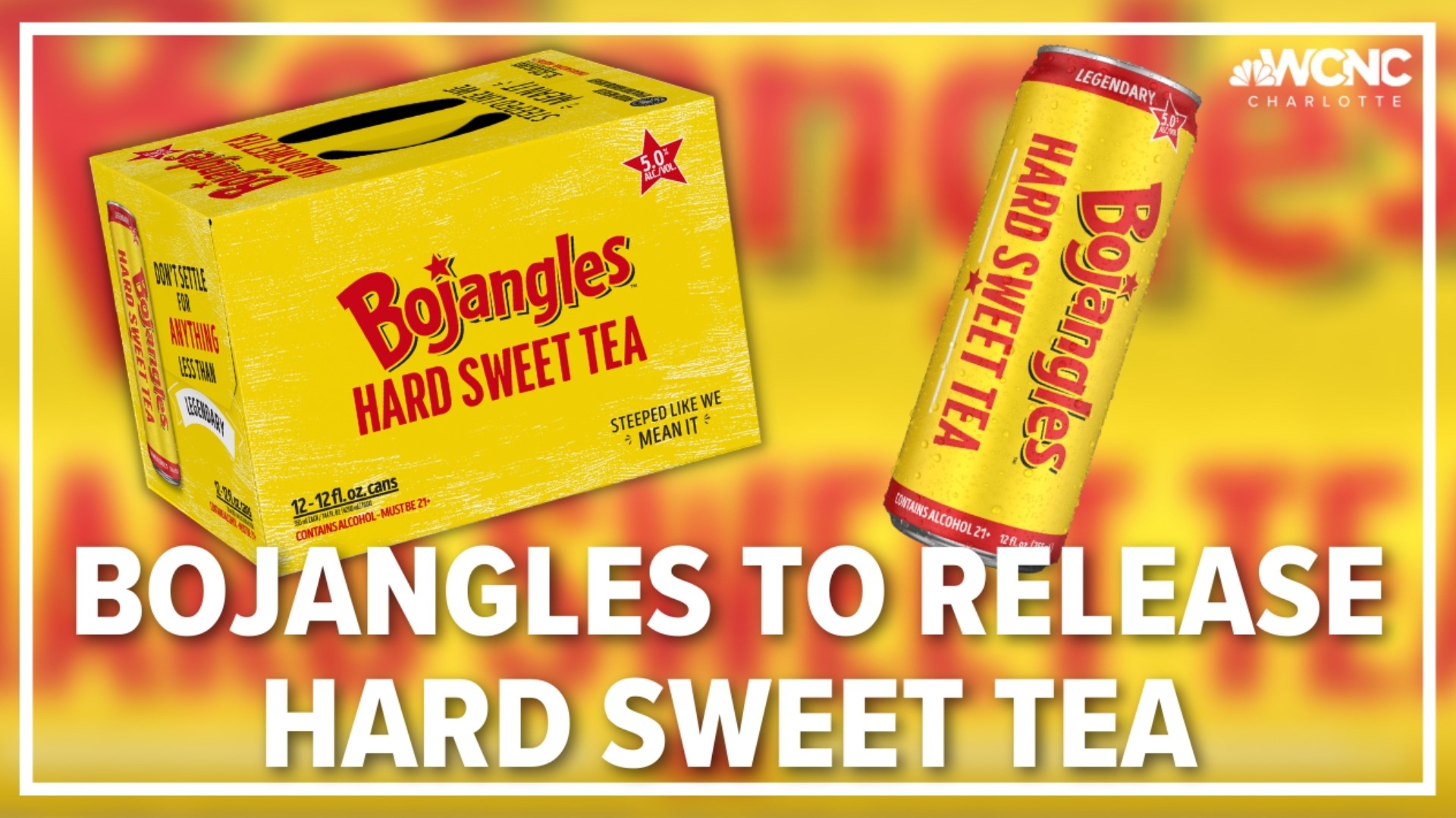 Bojangles announced a new adult version of its famous sweet tea.