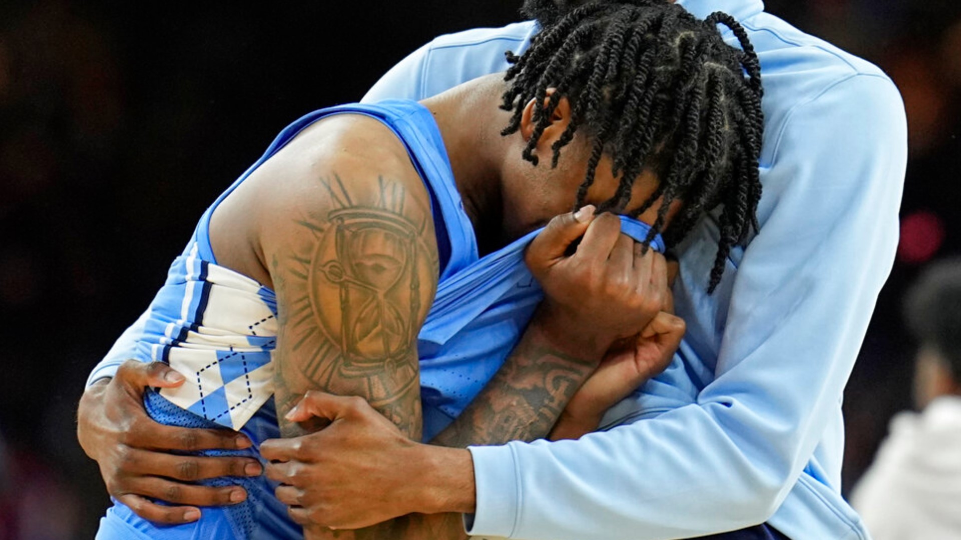 The senior-laden Jayhawks trailed the Tar Heels 40-25 at halftime before rallying to win their fourth national title.