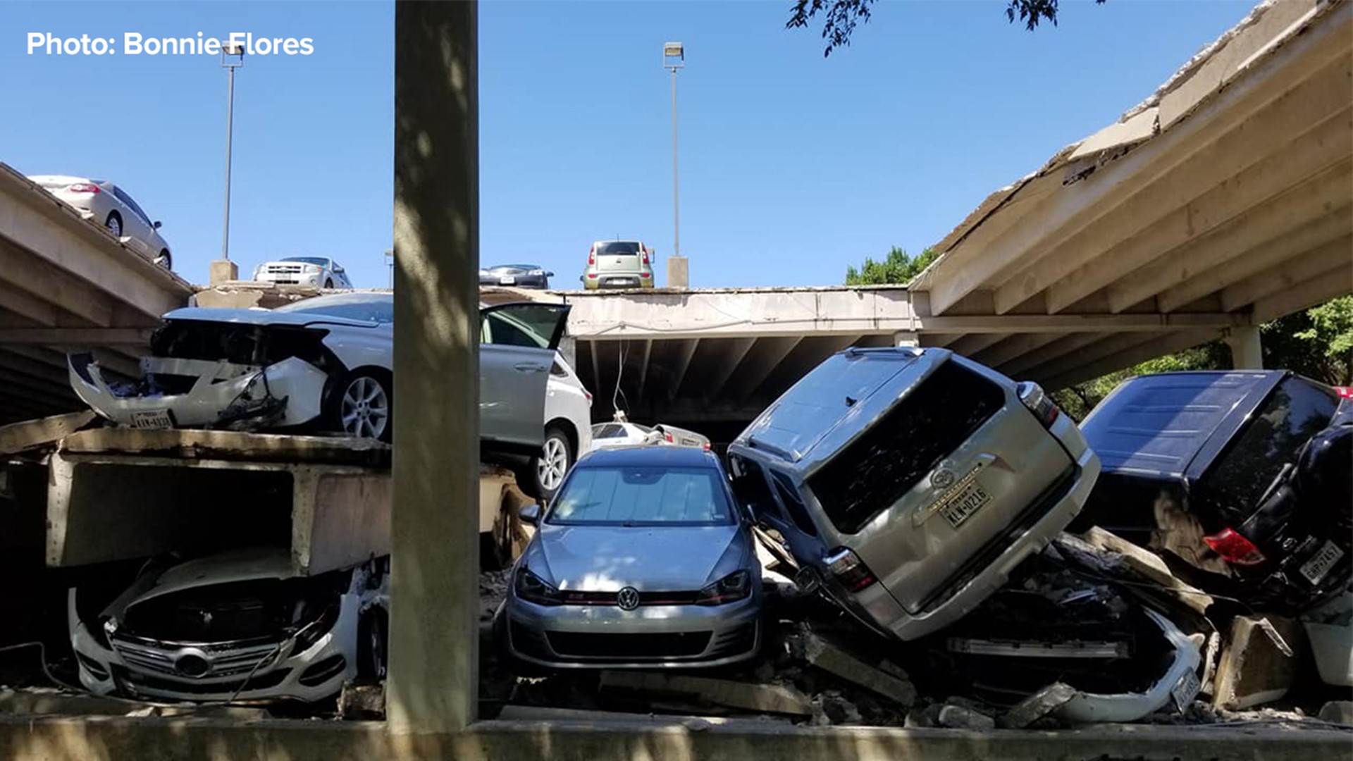 Parking Garage Collapses in Irving; 21 Cars Damaged, Officials Say