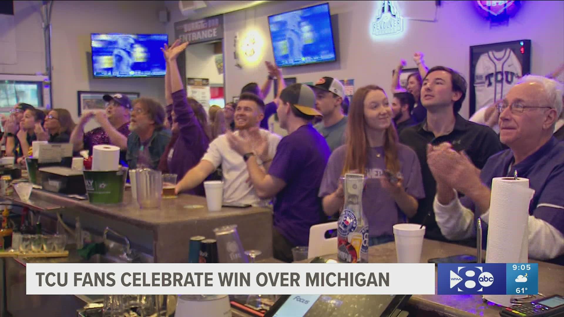 TCU defeated Michigan, 51-45, in Glendale, Ariz. on Saturday night in the highest-scoring Fiesta Bowl ever (96 points).