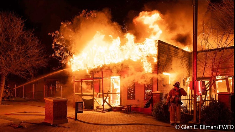 Original Juneteenth museum burns in overnight blaze