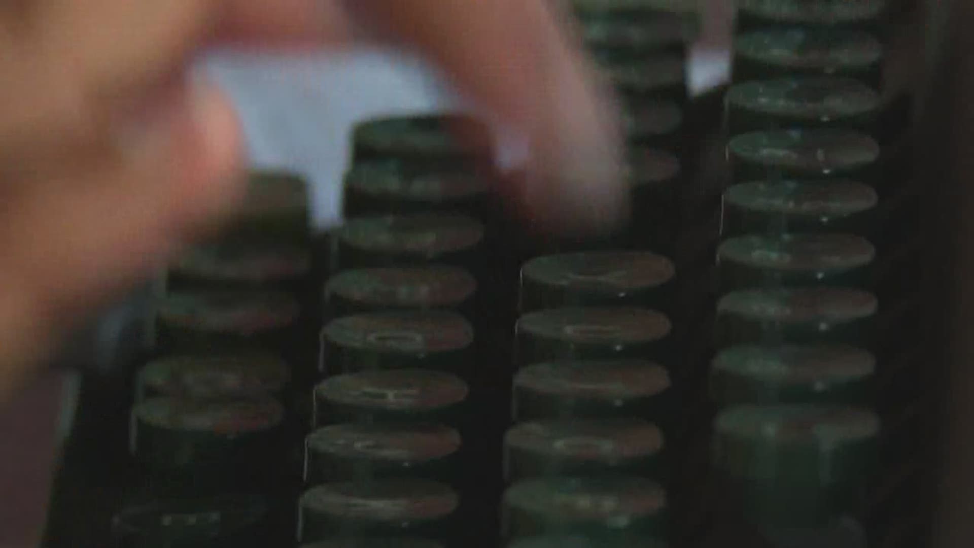 As typewriters make a comeback, local woman uses hers to write poems