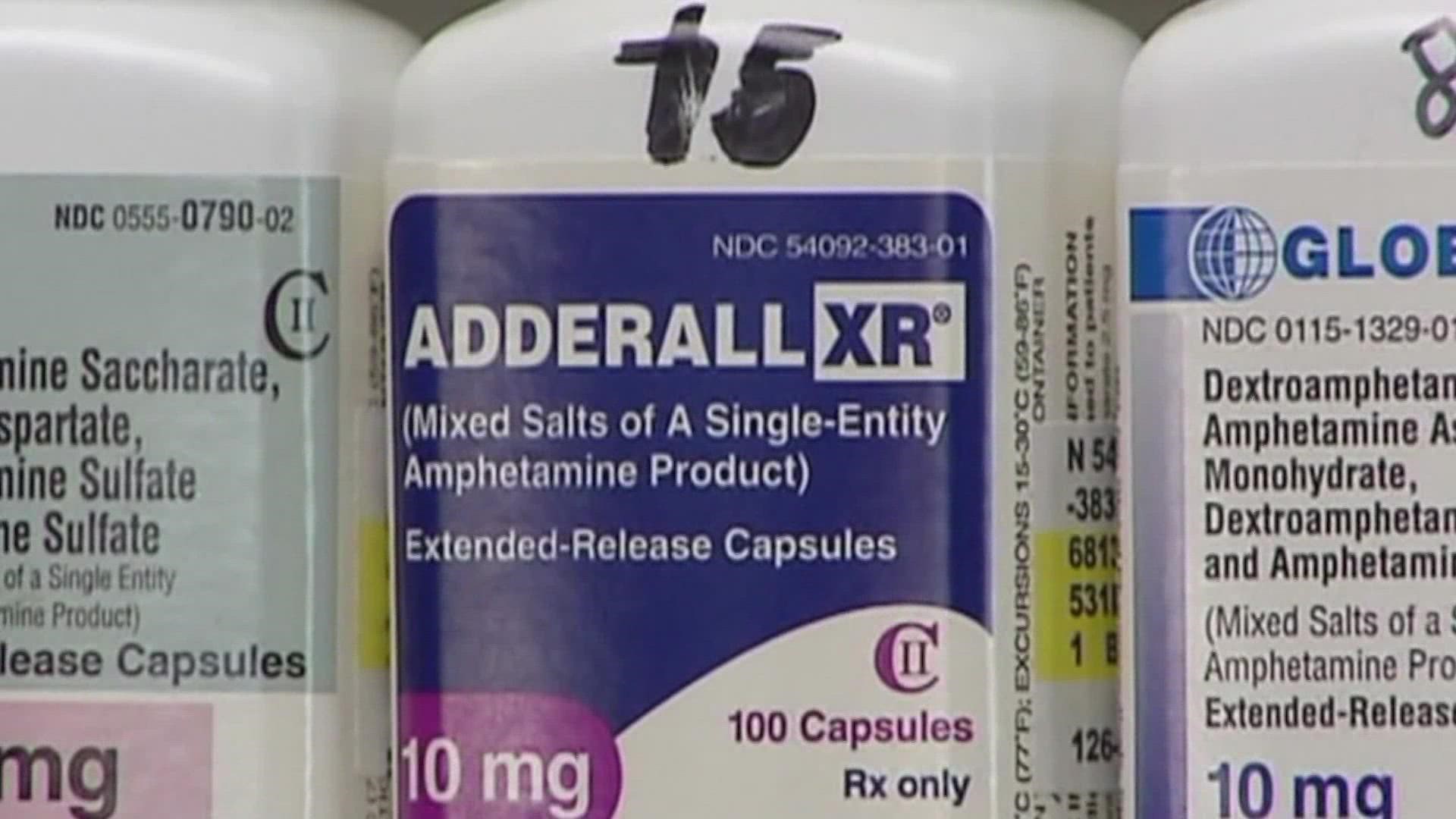 FDA says Americans face nationwide shortage of Adderall