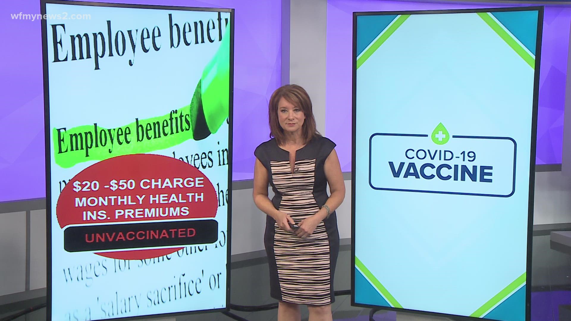 Morgan Campbell with Alliance Insurance Services says don’t be surprised if you see a $20 to 50 increase on your insurance premium if you’re not vaccinated.