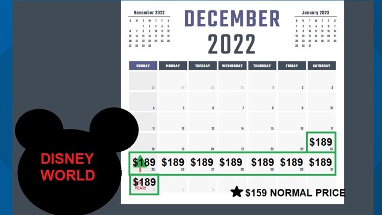 Get ready to pay $189 to visit Disney World for one day