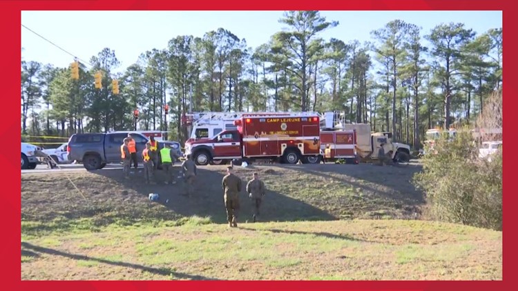 Marine charged after two killed, two others injured in Camp Lejeune military vehicle crash