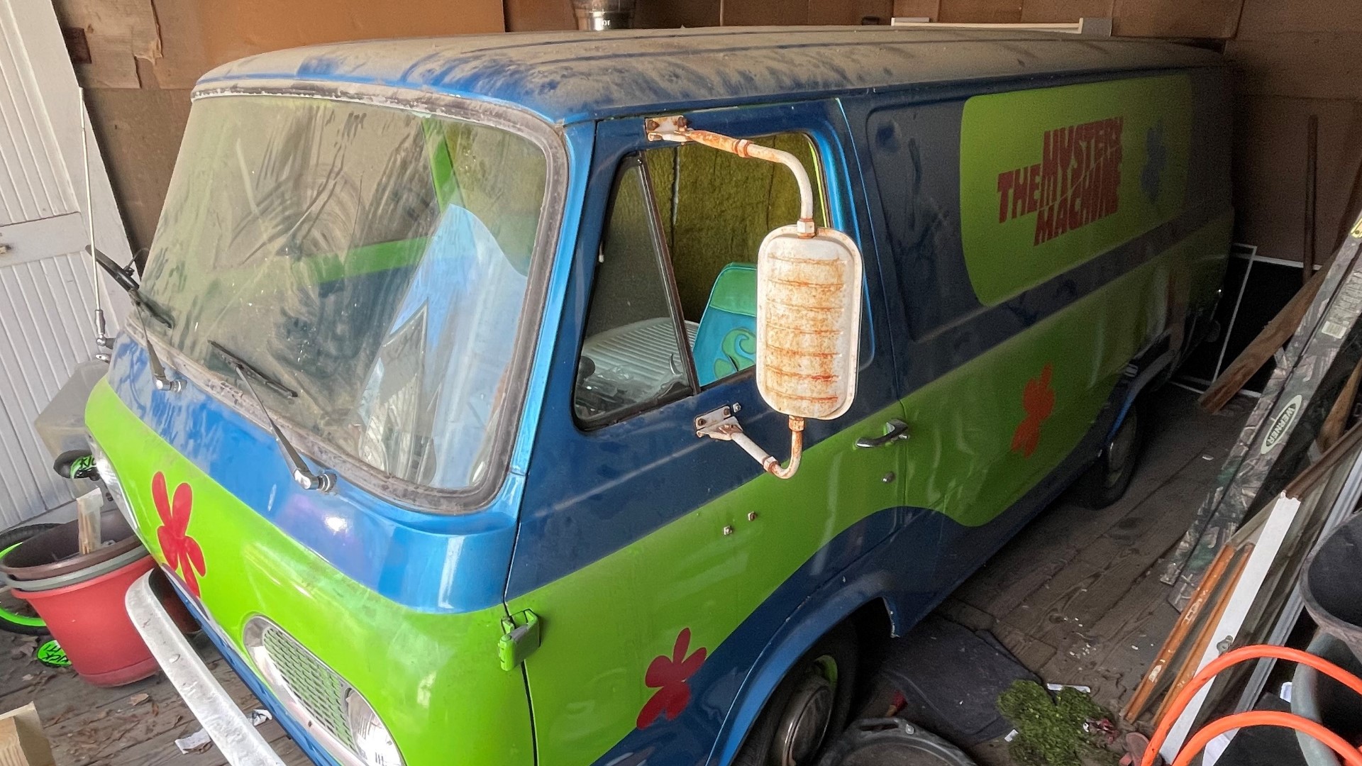 You could own the iconic blue and green van for $10,000.