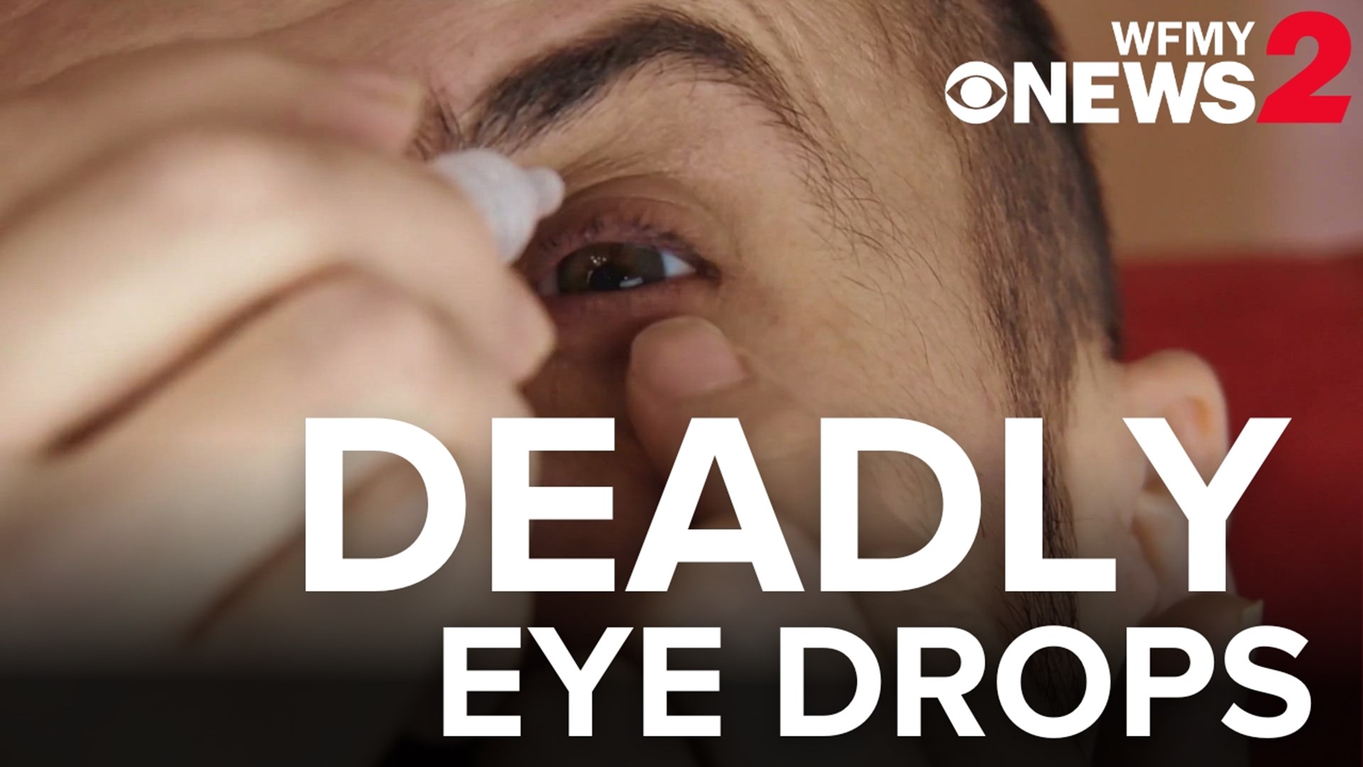 The U.S. FDA is urging people to use caution when using "artificial tears" eye drops after 68 people in 16 states were infected with a deadly bacteria.