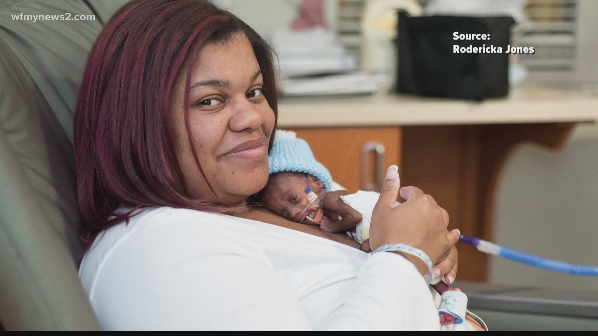Amari Jones was born nearly four months early and weighed 15 ounces. Doctors call this type of birth a micro-preemie.