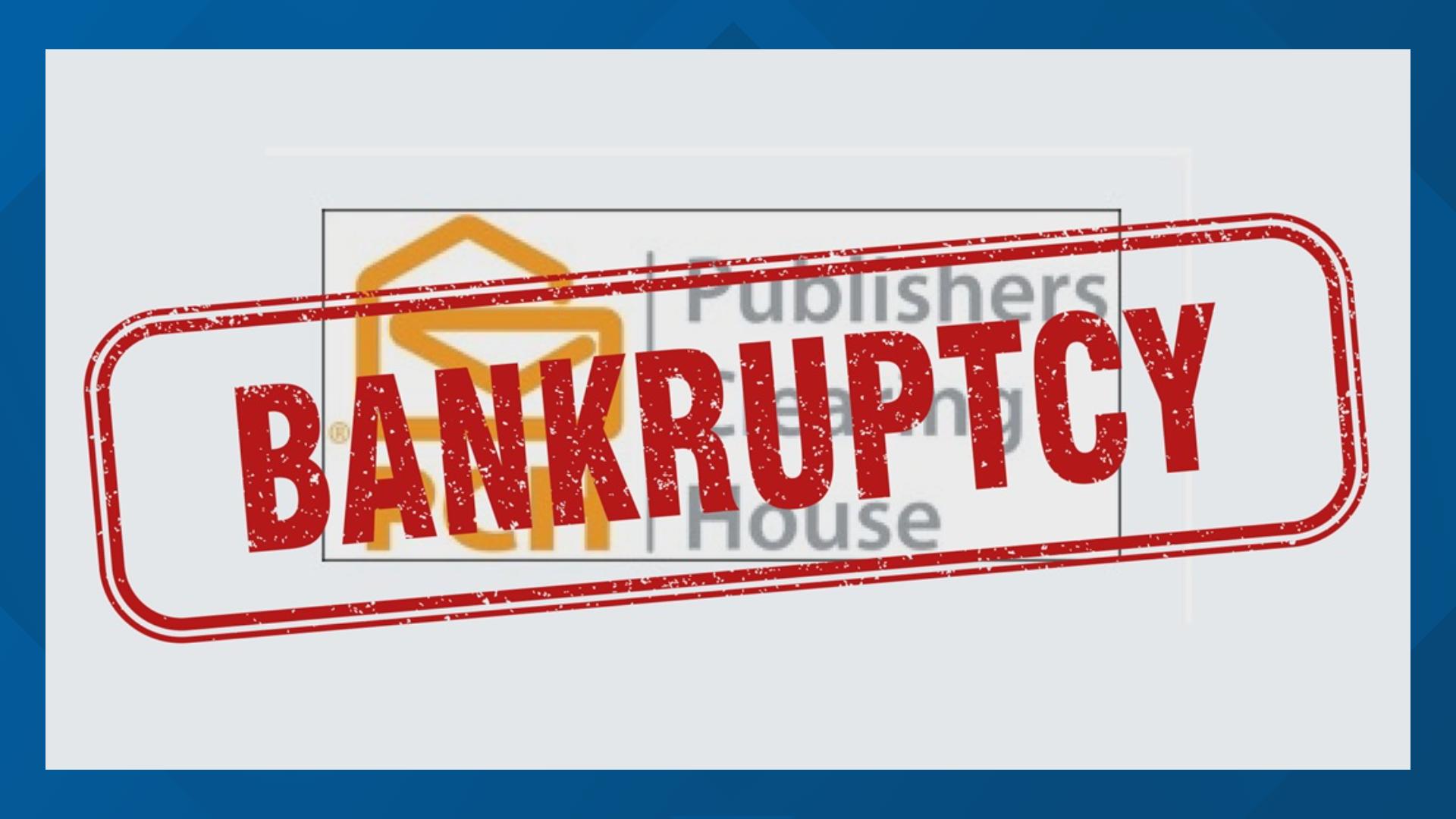 Publishers Clearing House has declared bankruptcy.