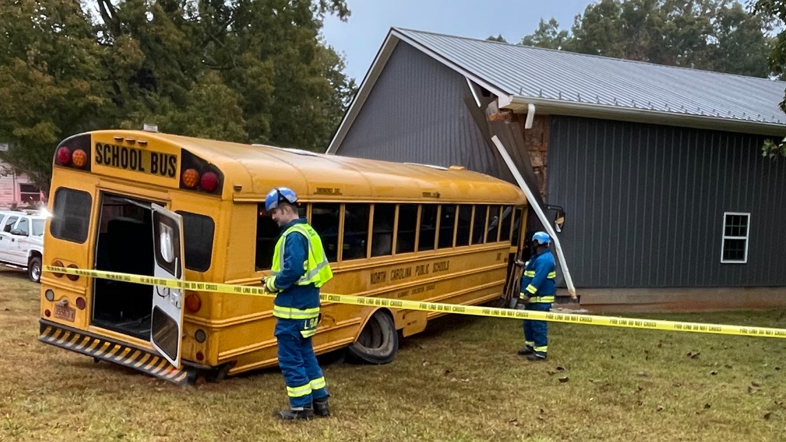 North Carolina school bus crash sends neighbors racing to help