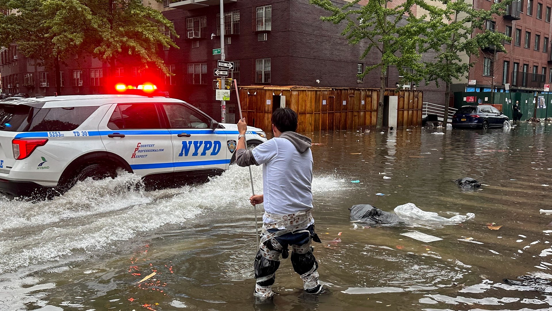 Chief Meteorologist Tim Buckley explains the flooding in New York City on Friday.