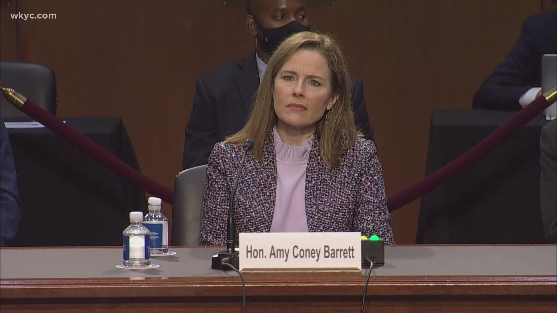 Amy Coney Barrett went through a final round of questioning today before the Senate Judiciary Committee.  She vowed to keep an open mind on all cases.