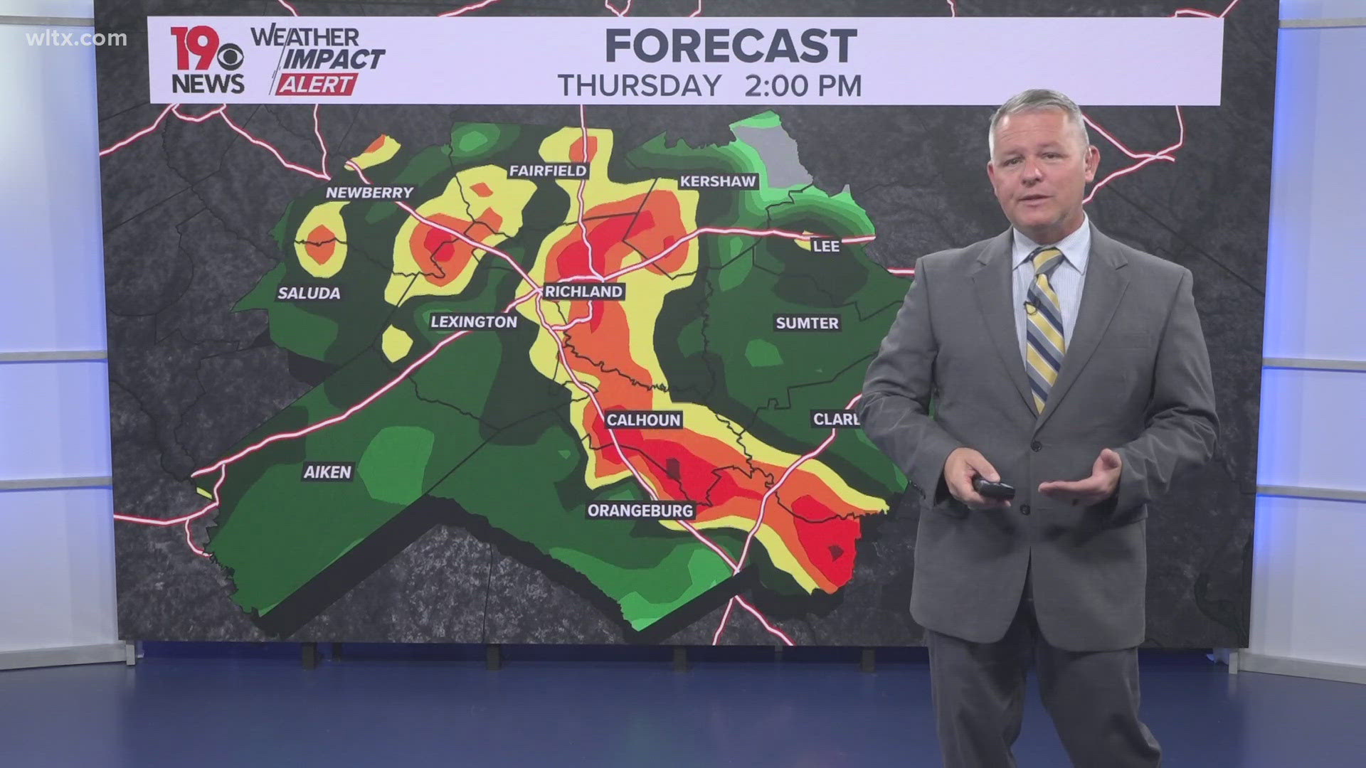 Daniel Bonds has the latest forecast on Helene's impacts in South Carolina.