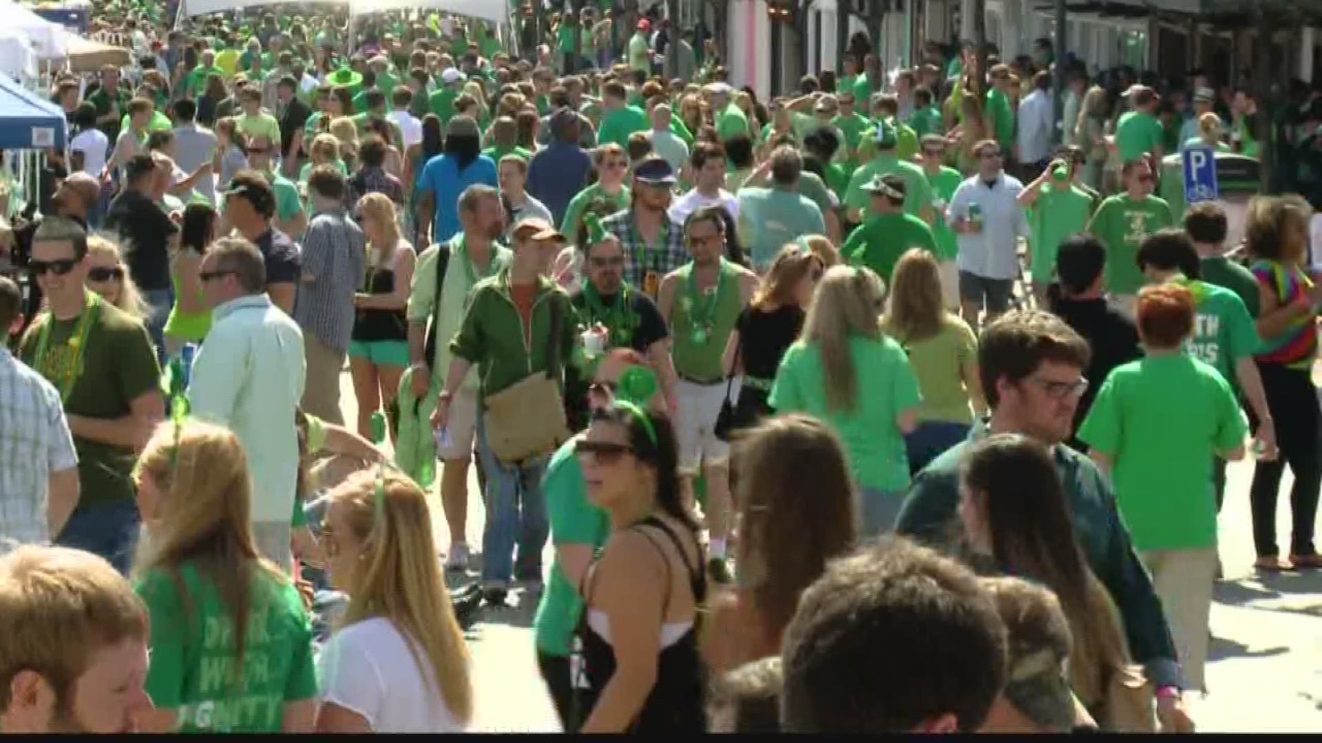 St. Pat's in Five Points is on March 16, 2019.