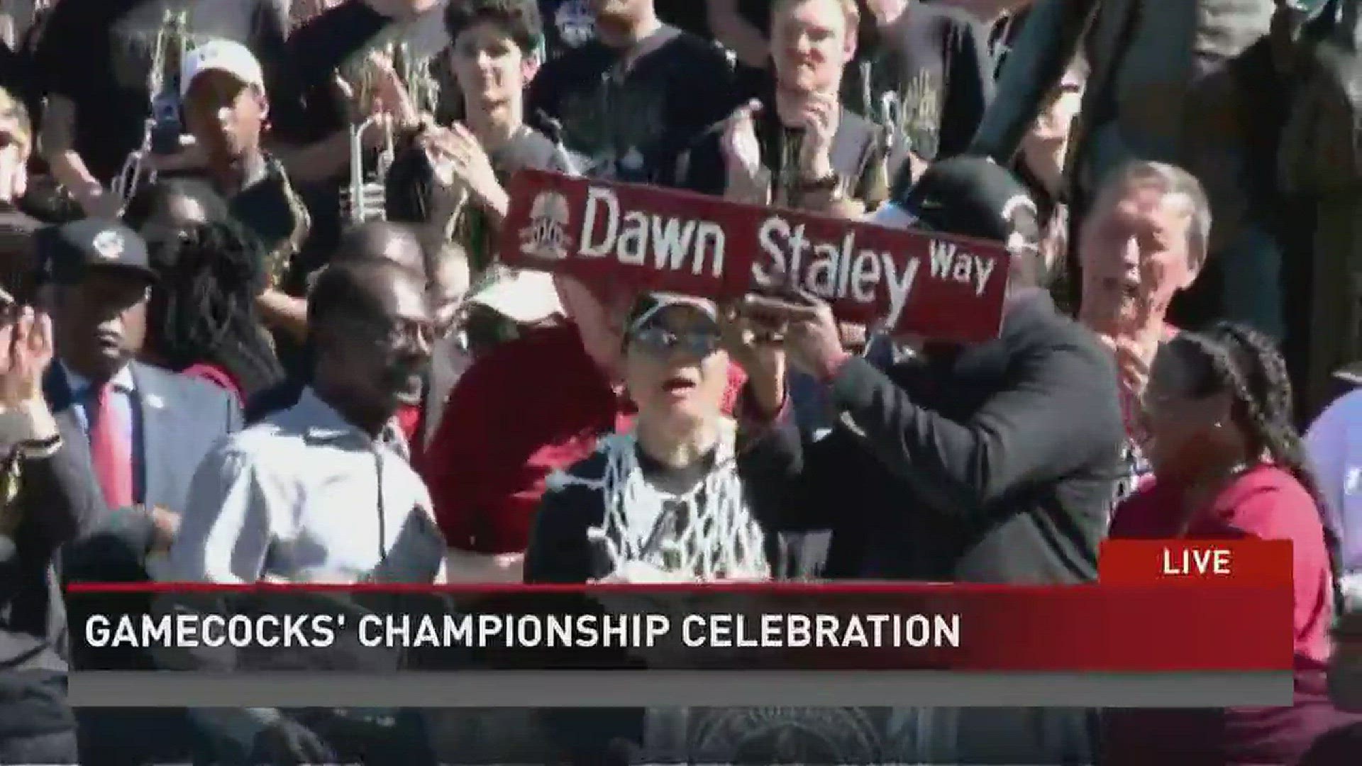 Mayor Steve Benjamin renamed a stretch of the road near the stadium after the coach.