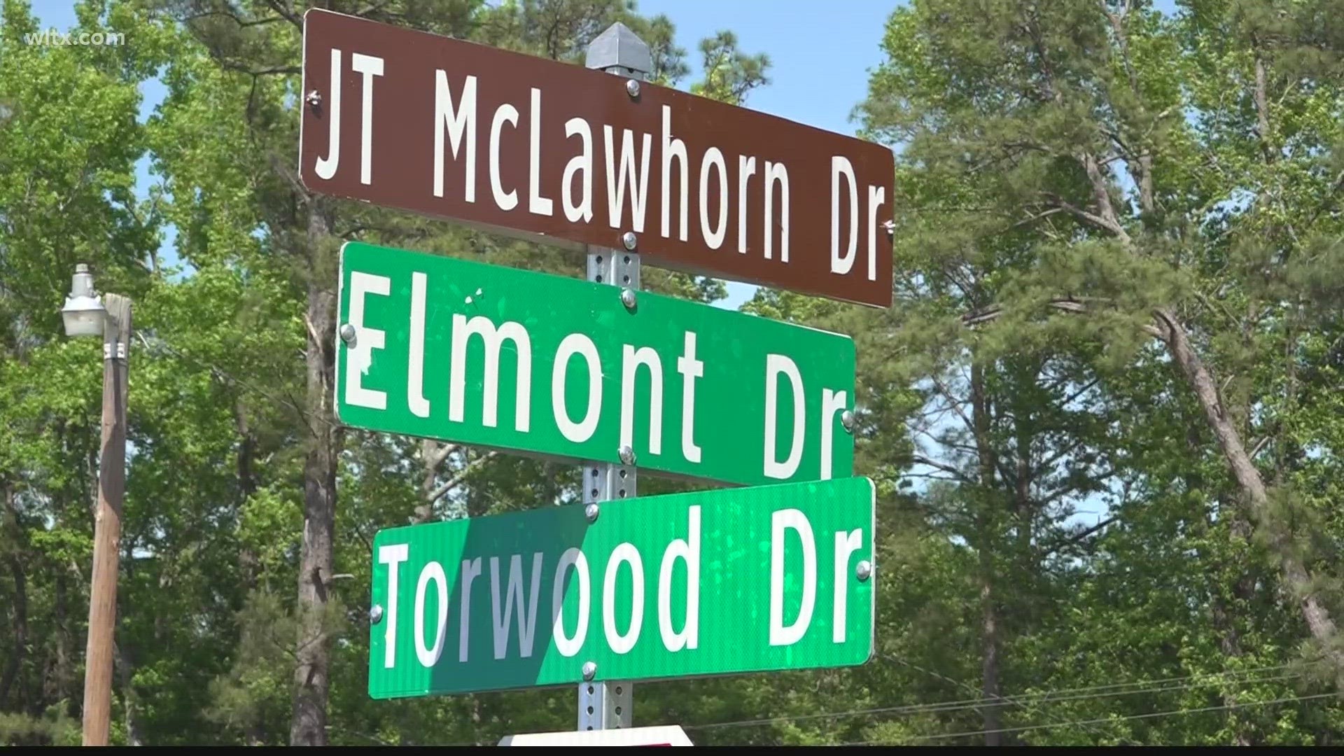 Elmont Drive in Columbia has been renamed in honor of JT McLawhorn.