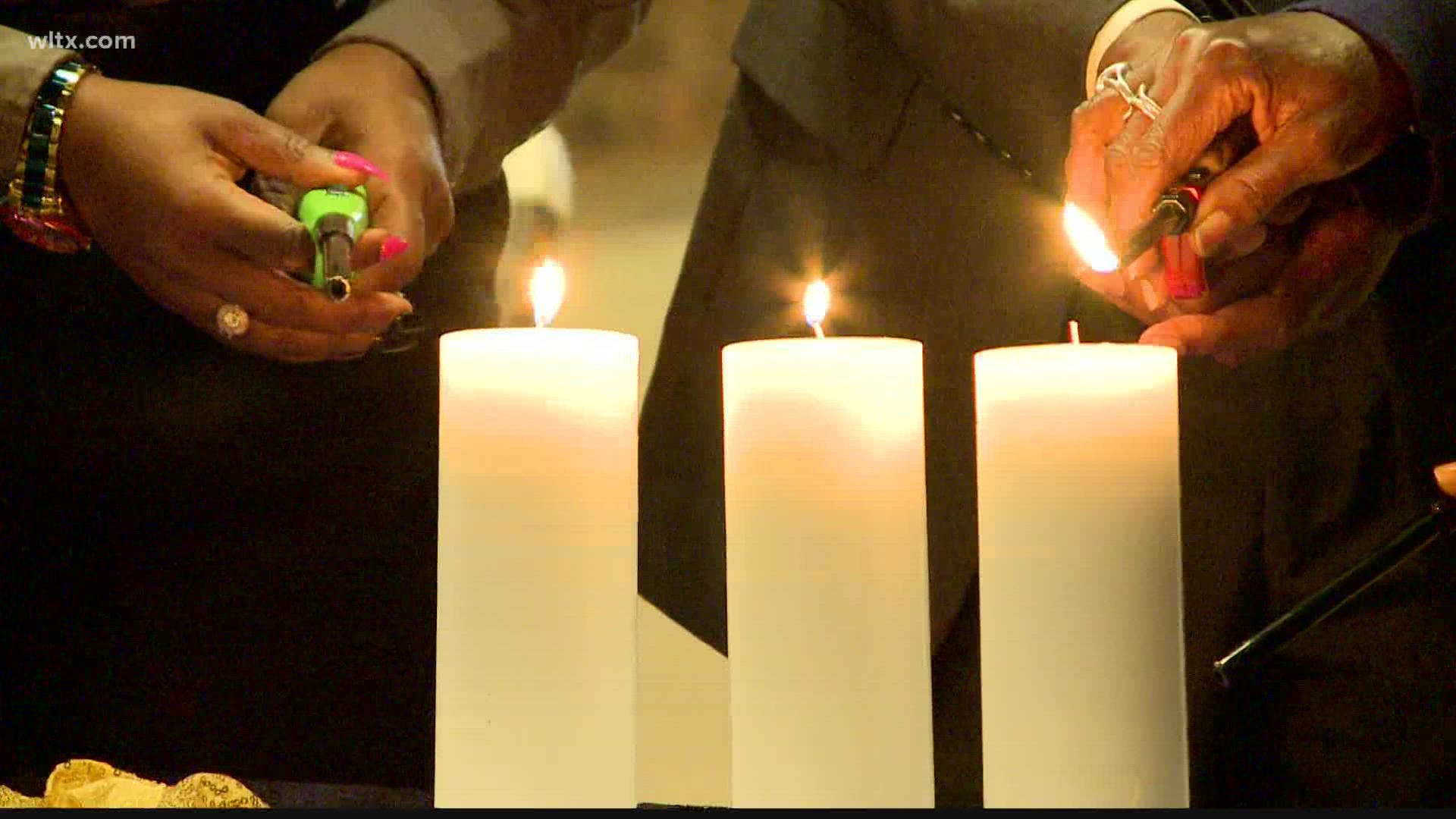 Three Orangeburg organizations came together to raise awareness about domestic violence.