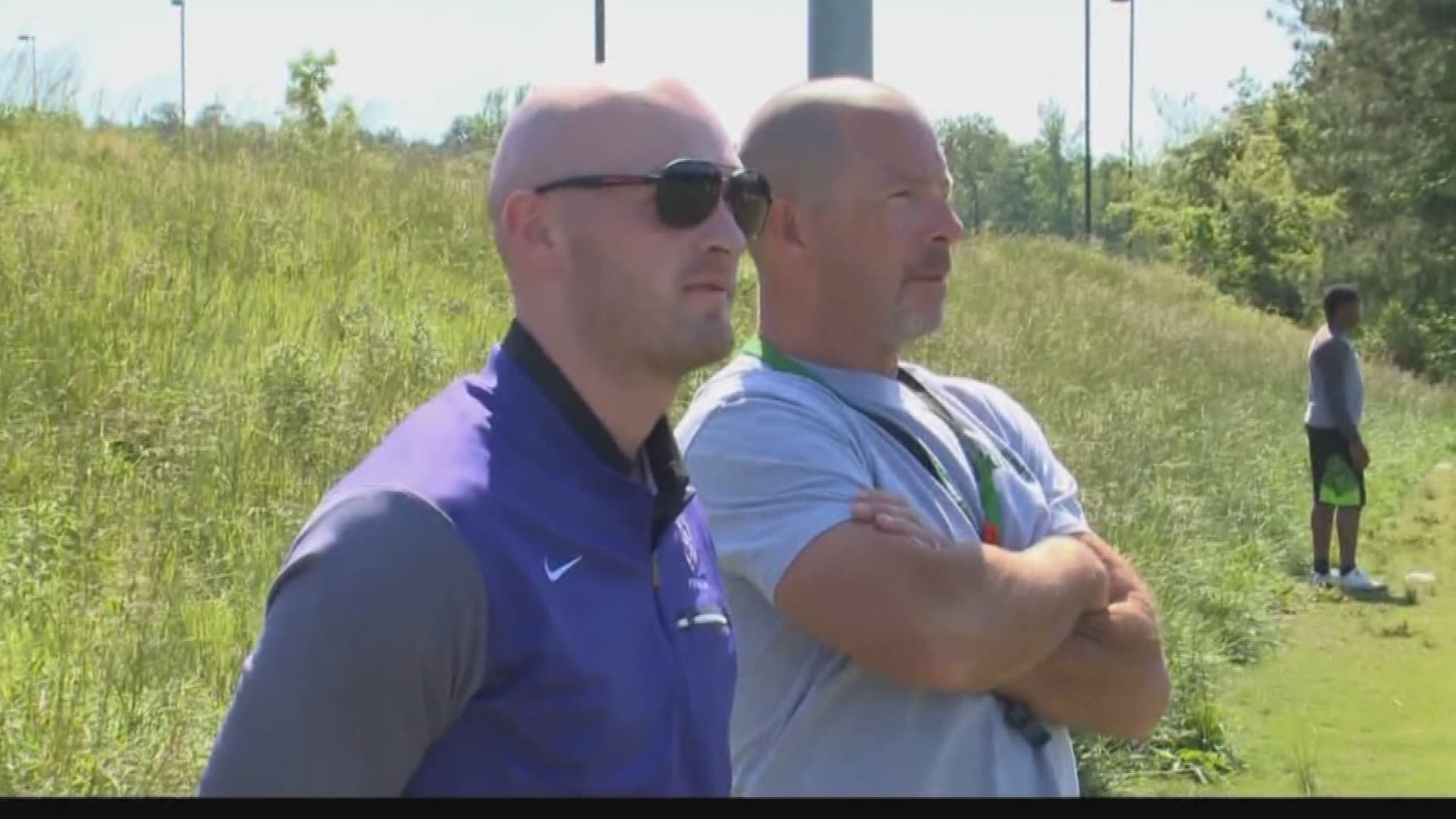 Former USC and NFL quarterback Connor Shaw recently wrapped up his first spring as a college coach. The Furman tight ends coach was at Dutch Fork High School Tuesday to check out the Silver Foxes who opened up spring drills.