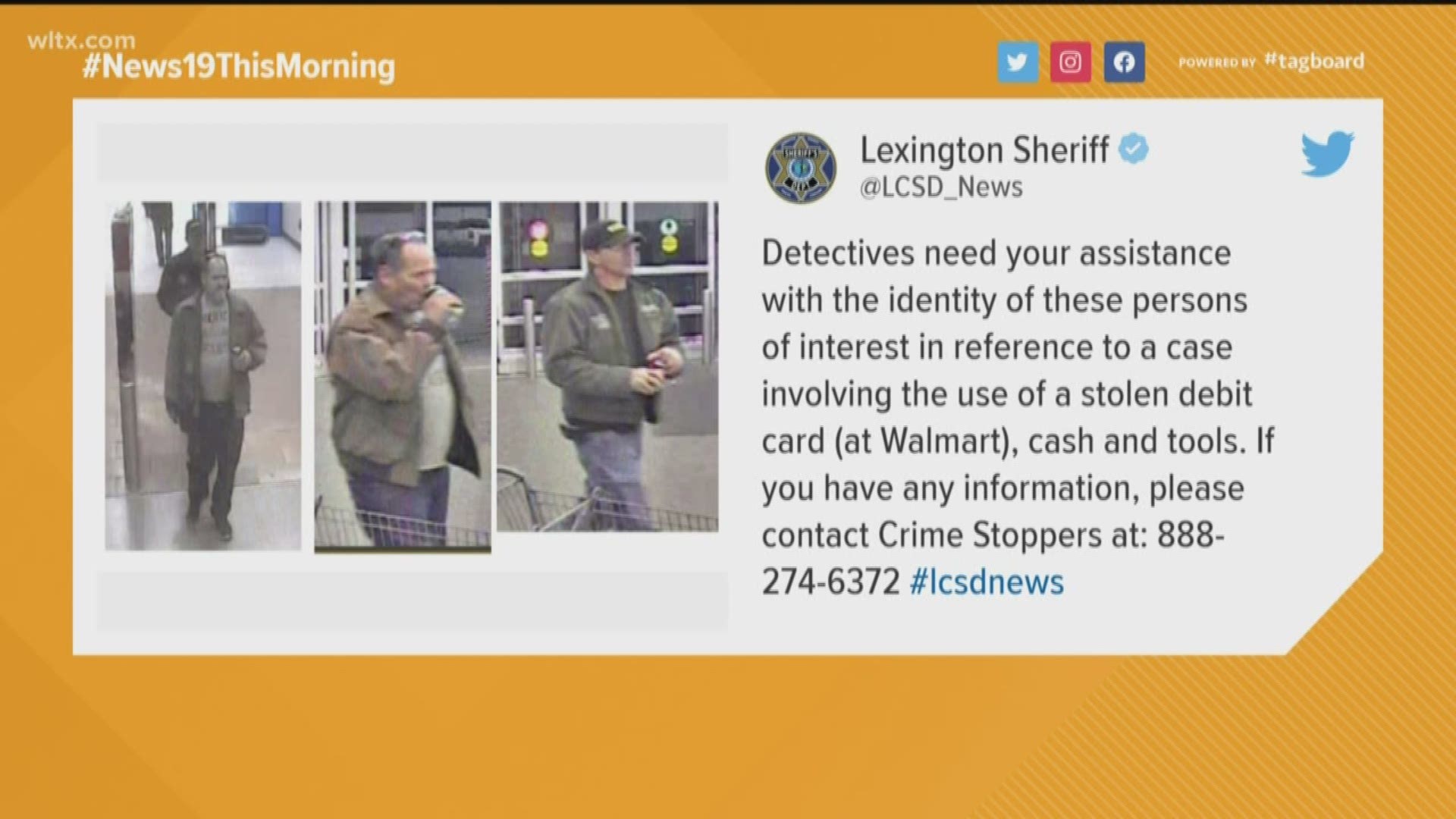 Lexington County deputies seek persons of interest | wltx.com