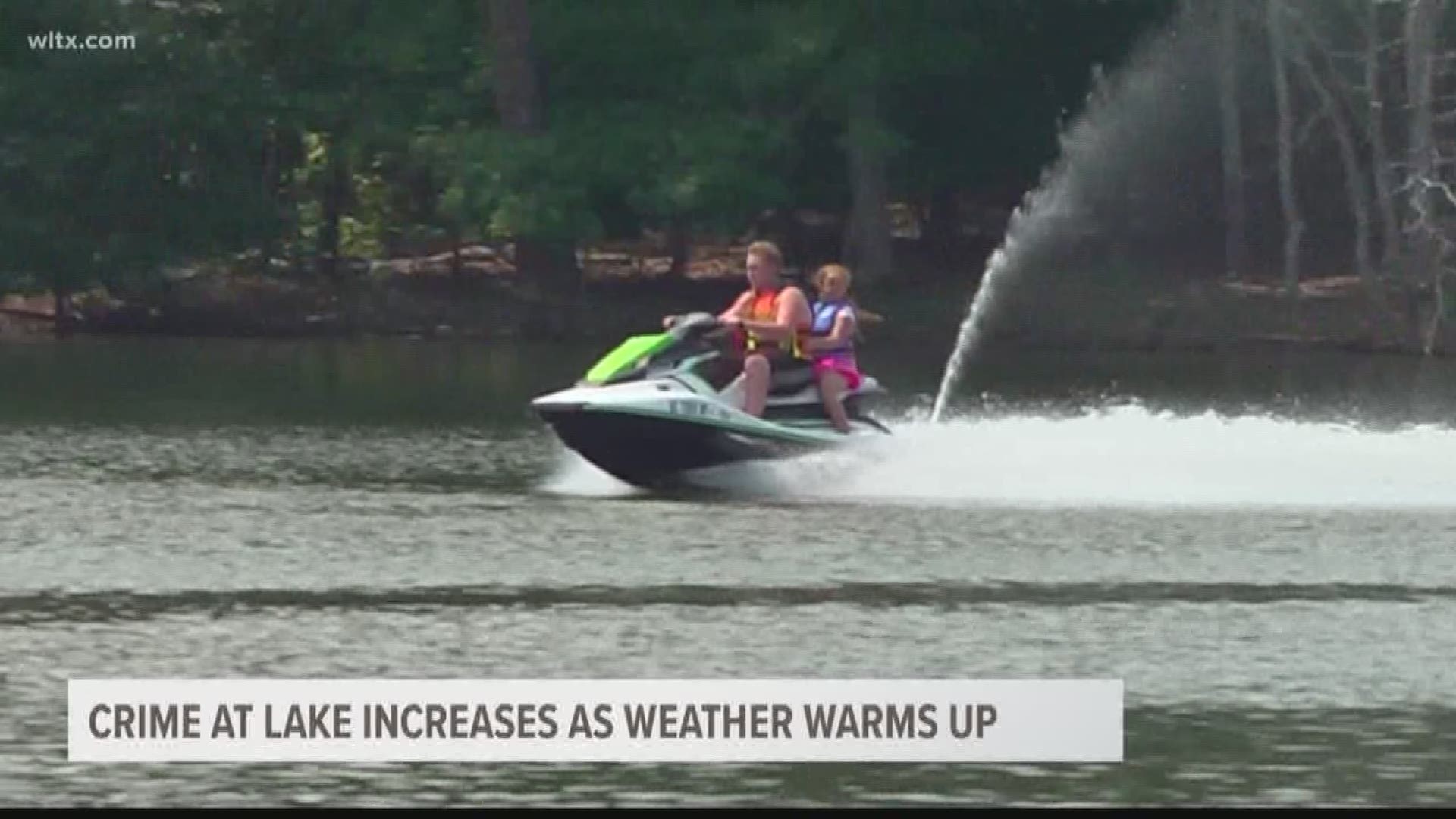 We're beginning to see more crime around Lake Murray as the weather continues to heat up.