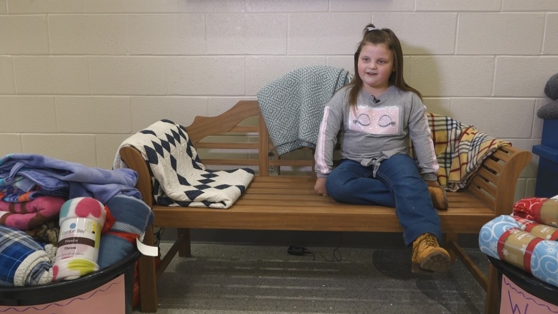 FourthGrader bringing warmth to the homeless