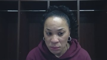 Dawn Staley reaction after the Tennessee game