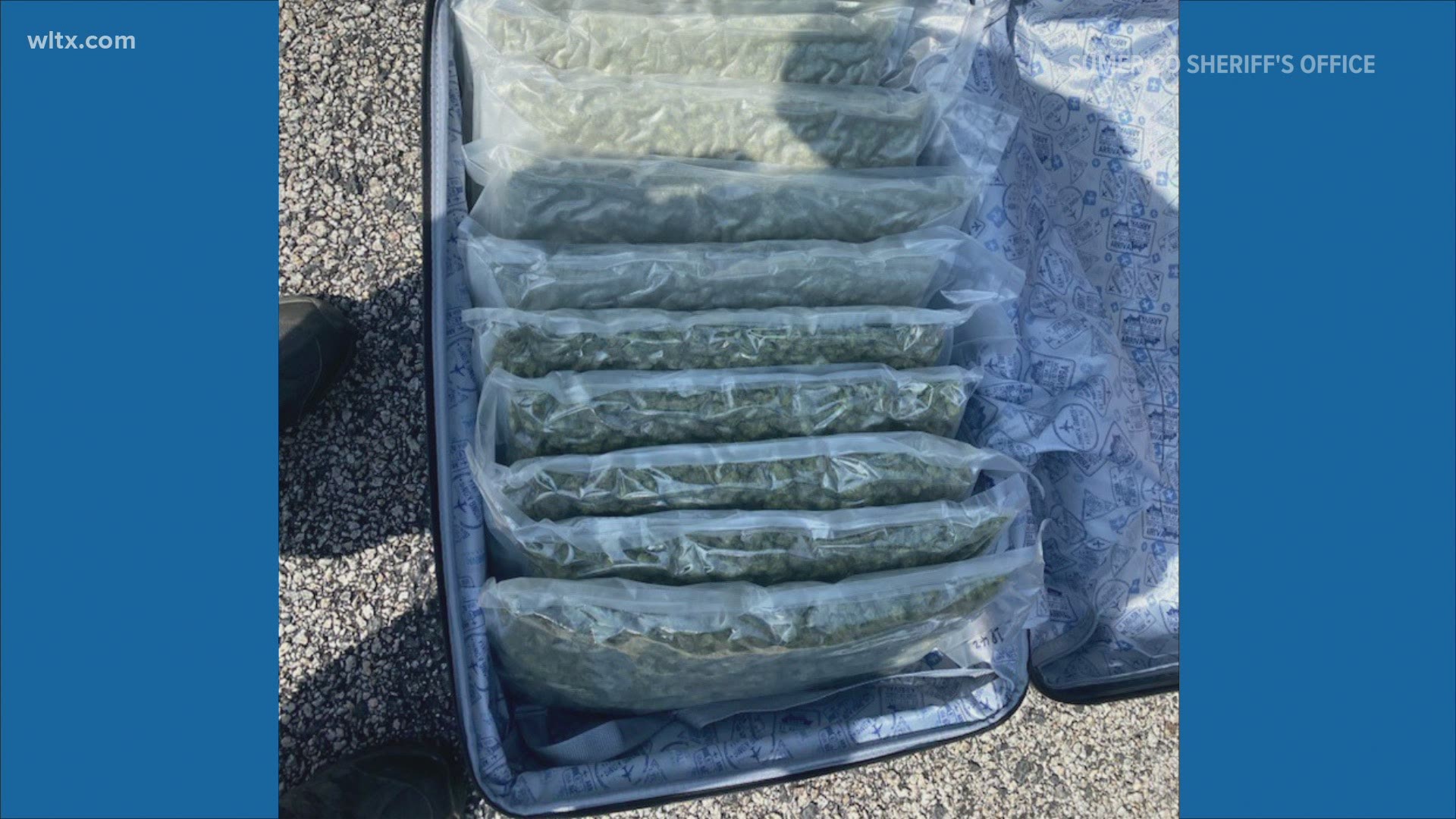 The drugs were seized during a bust on the interstate in Sumter County.