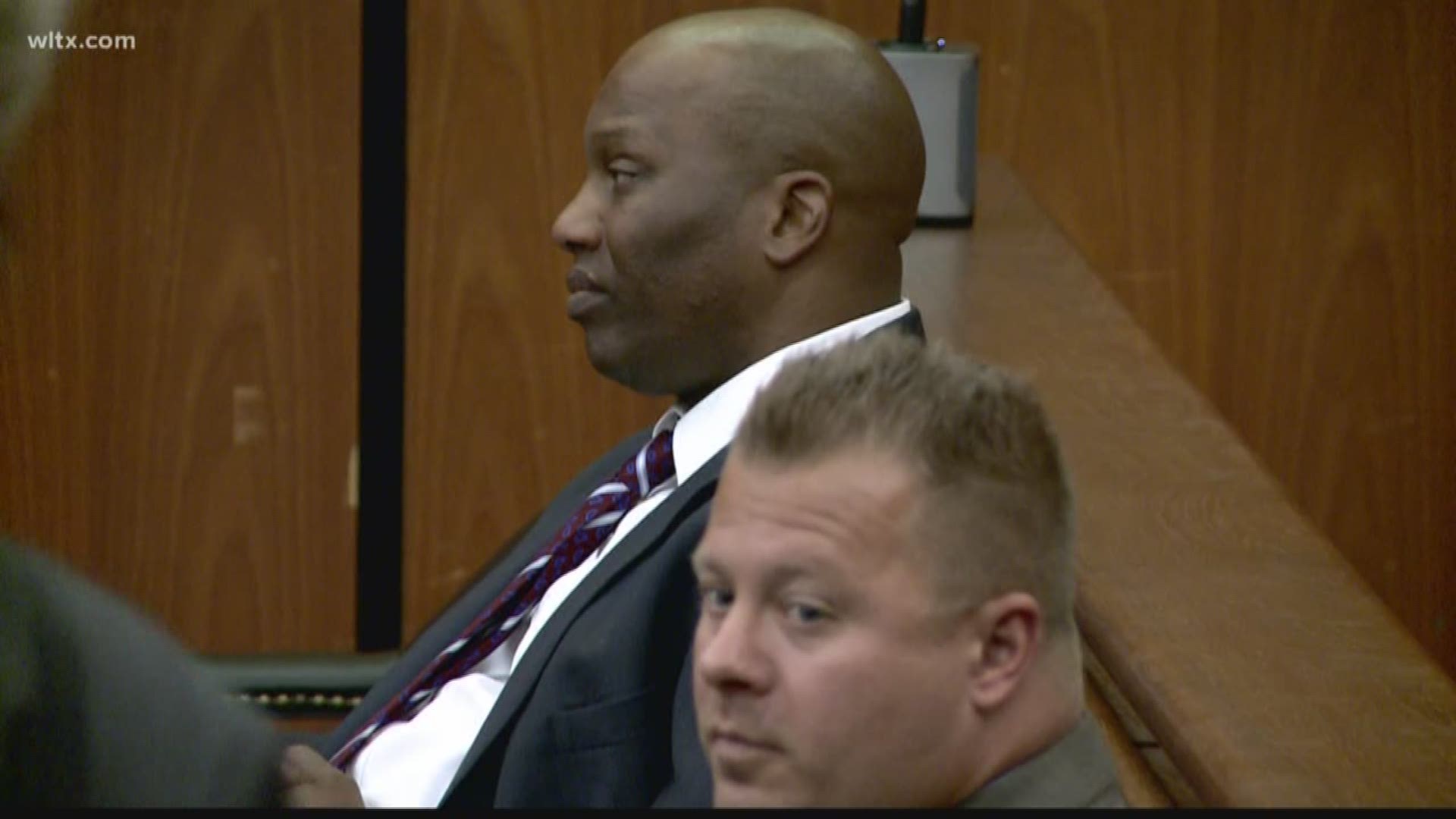 Former 5th circuit solicitor Dan Johnson was in court this afternoon for a bond hearing on state charges 