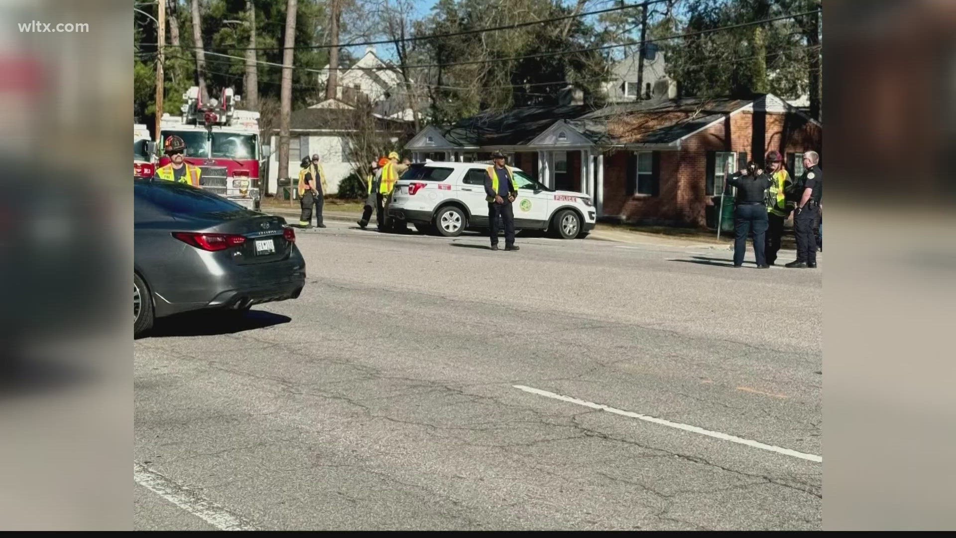 The officer's injuries aren't believed to be life-threatening, and the other driver was not seriously injured.