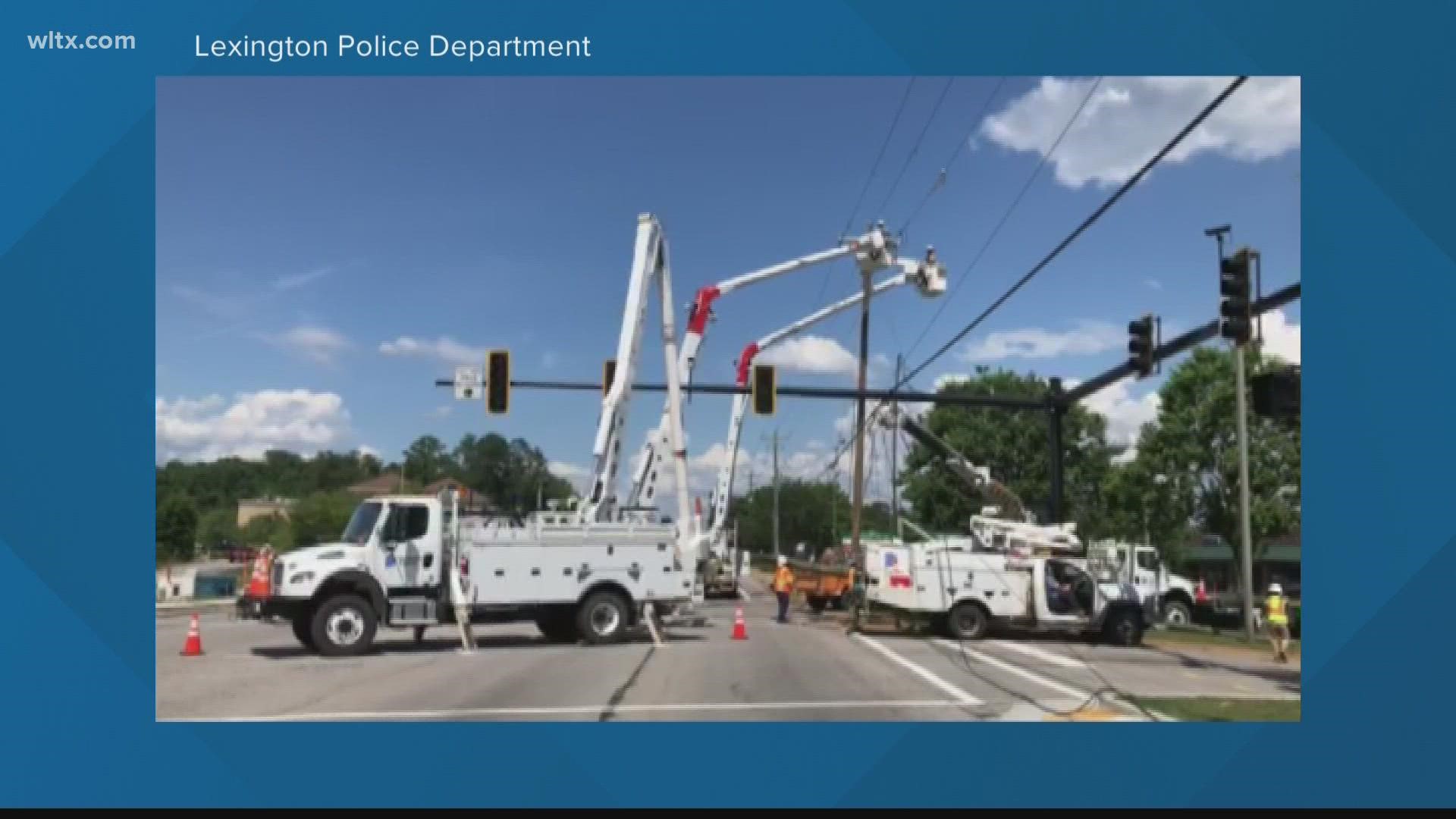 Sunset Boulevard in Lexington may not completely reopen before Saturday