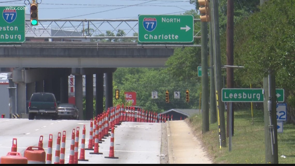 Ramp that leads to I-77 from Garners Ferry road set to reopen | wltx.com