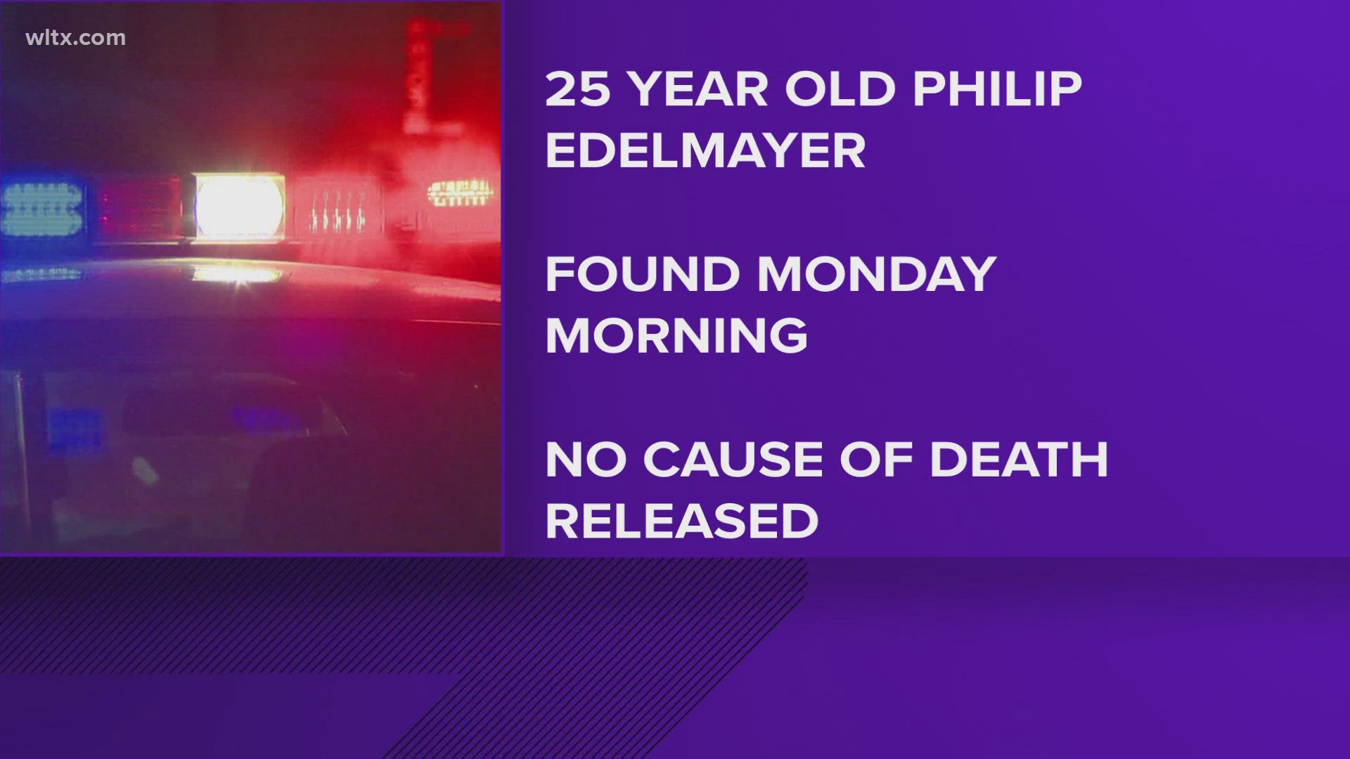 The Richland County coroner has identified the man as Philip Edelmayer, 25.